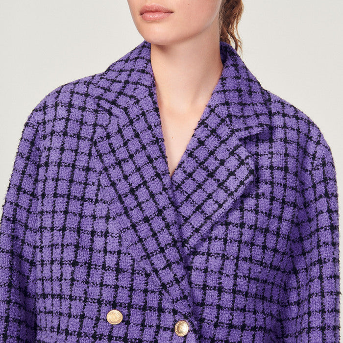 Veste courte en tweed Sandro seconde main