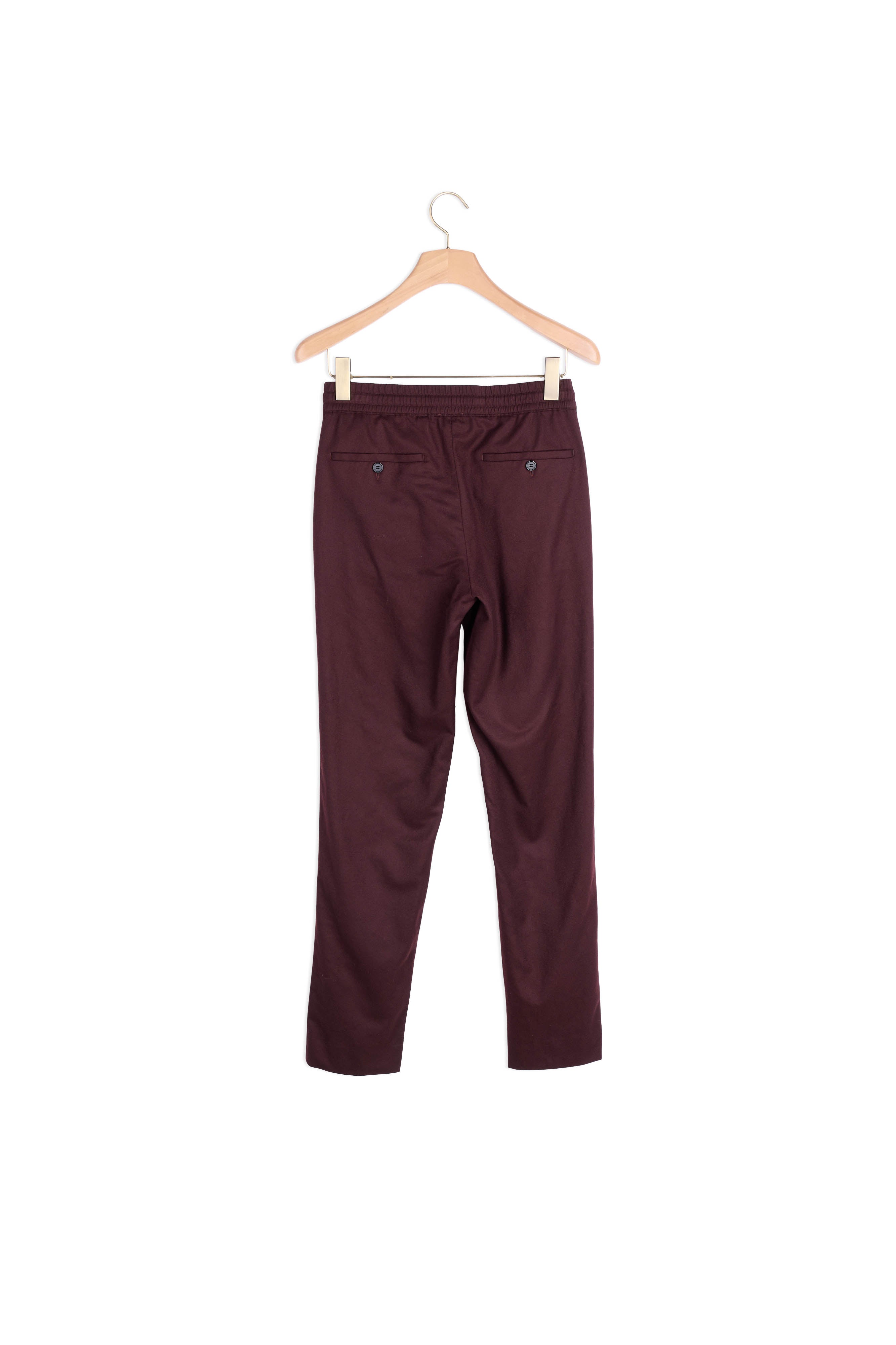 Pantalon en flanelle Sandro seconde main
