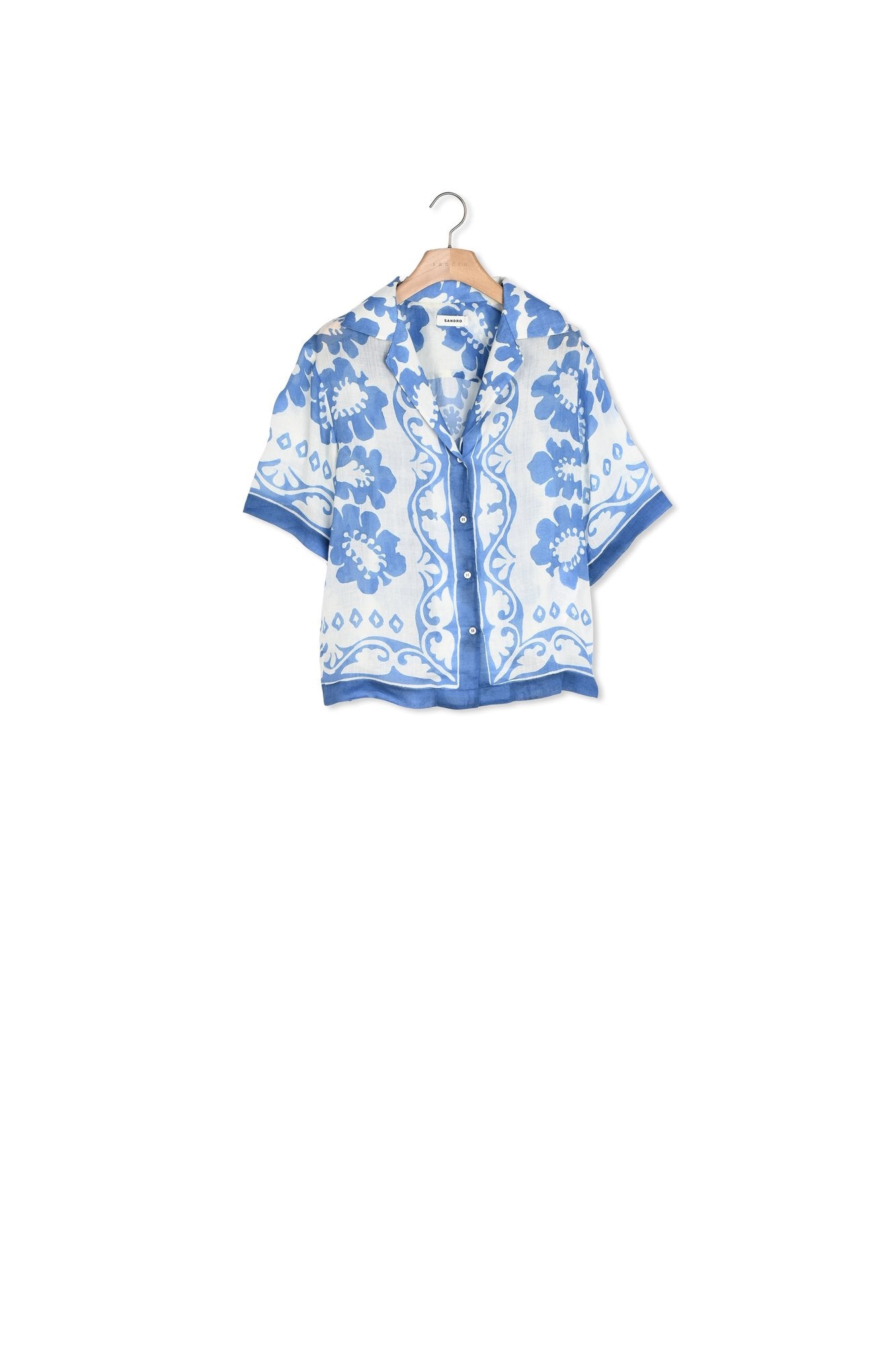 Chemise imprimée Sandro seconde main