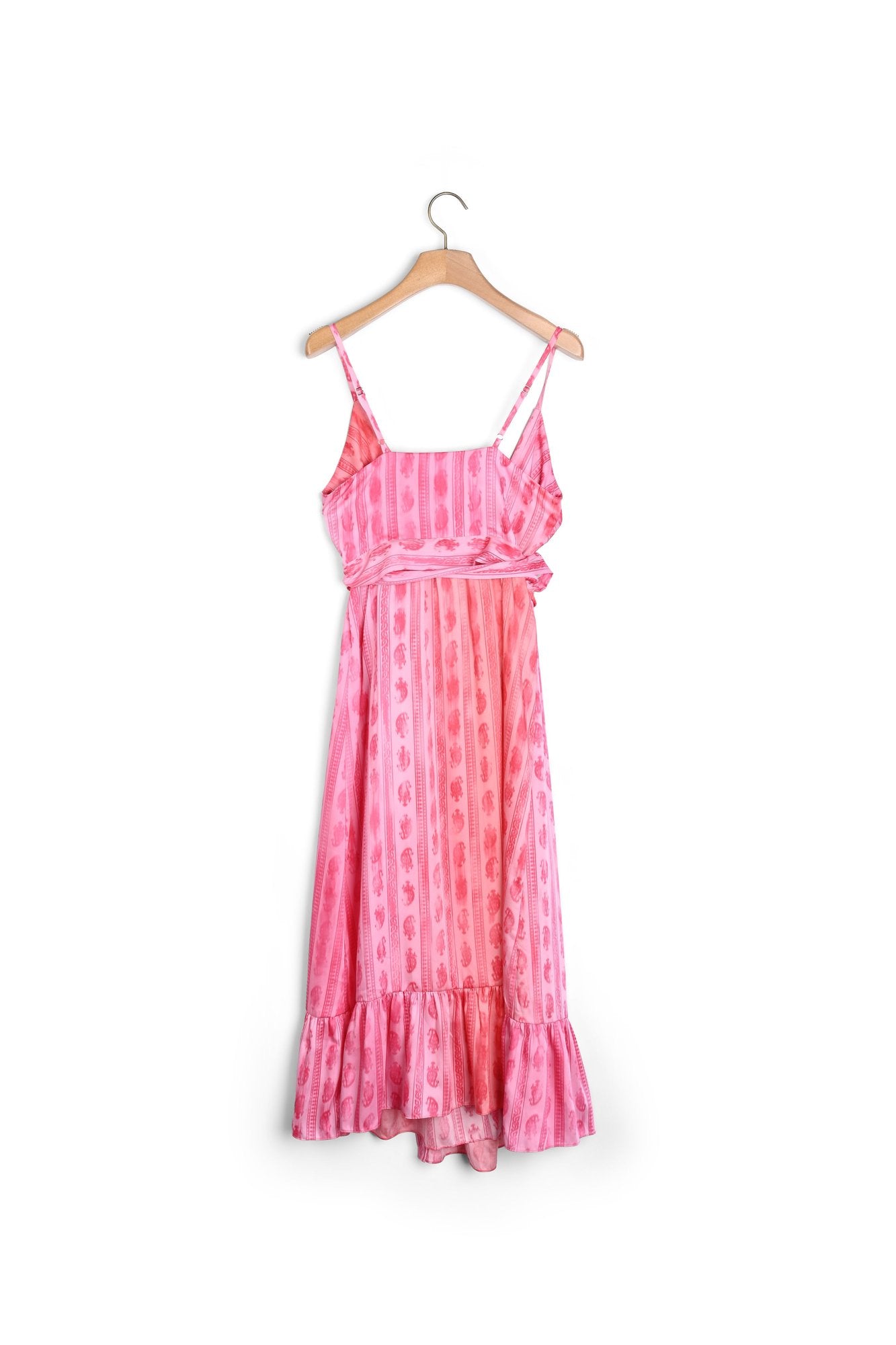 Robe midi à ceinture nouée Sandro seconde main