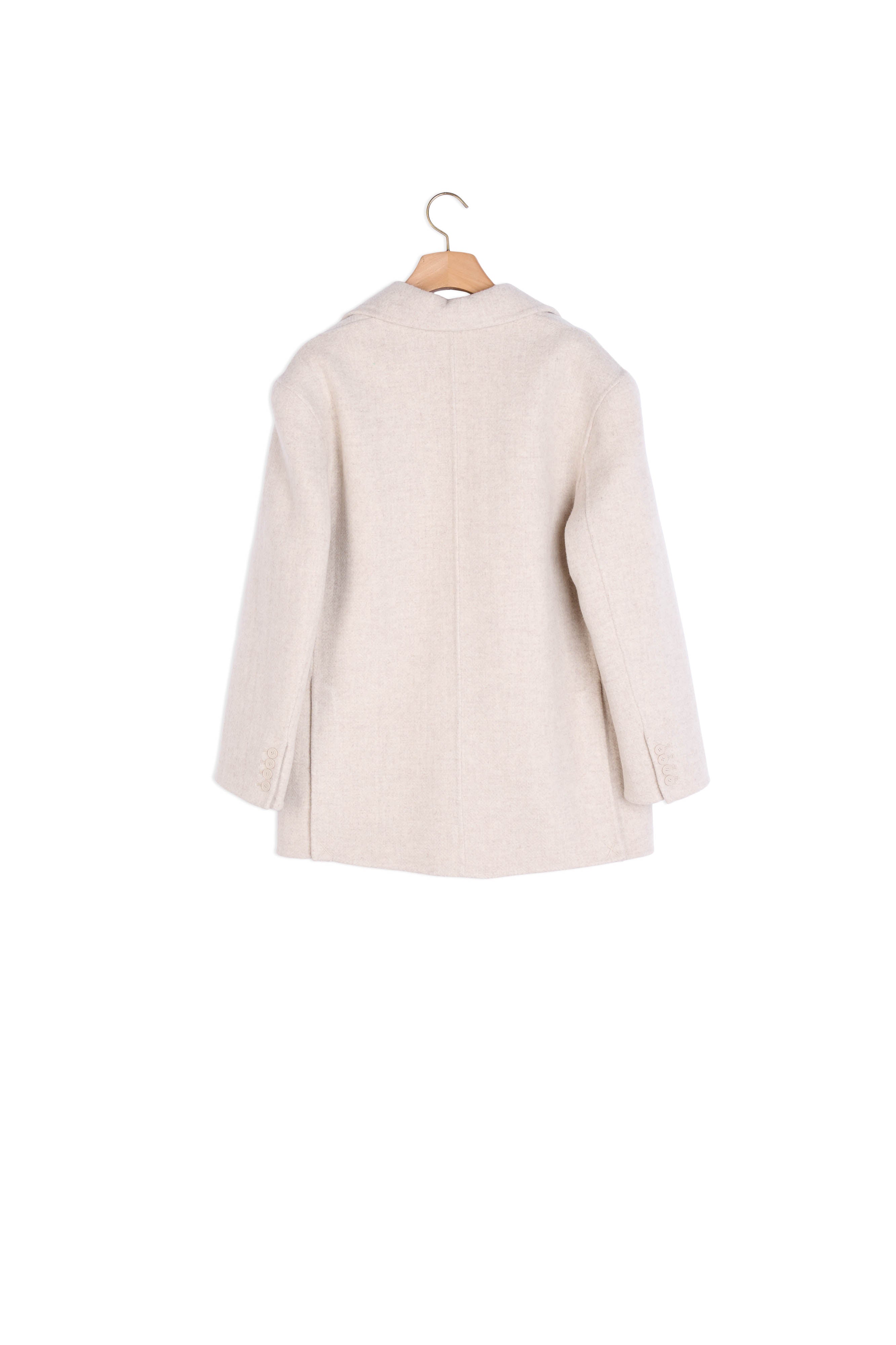 Manteau oversize en laine Sandro seconde main