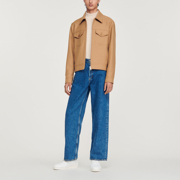 Blouson à fermeture zippée Sandro seconde main