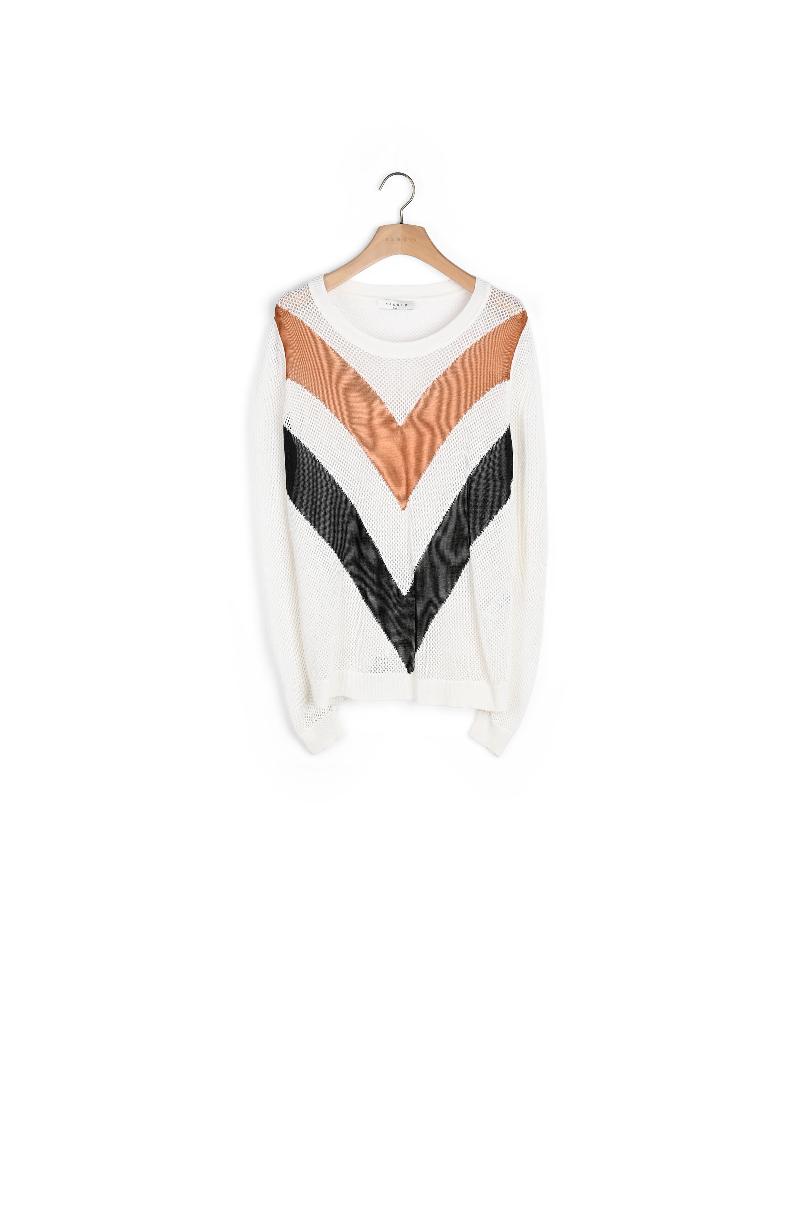 Pull Ecru Sandro seconde main