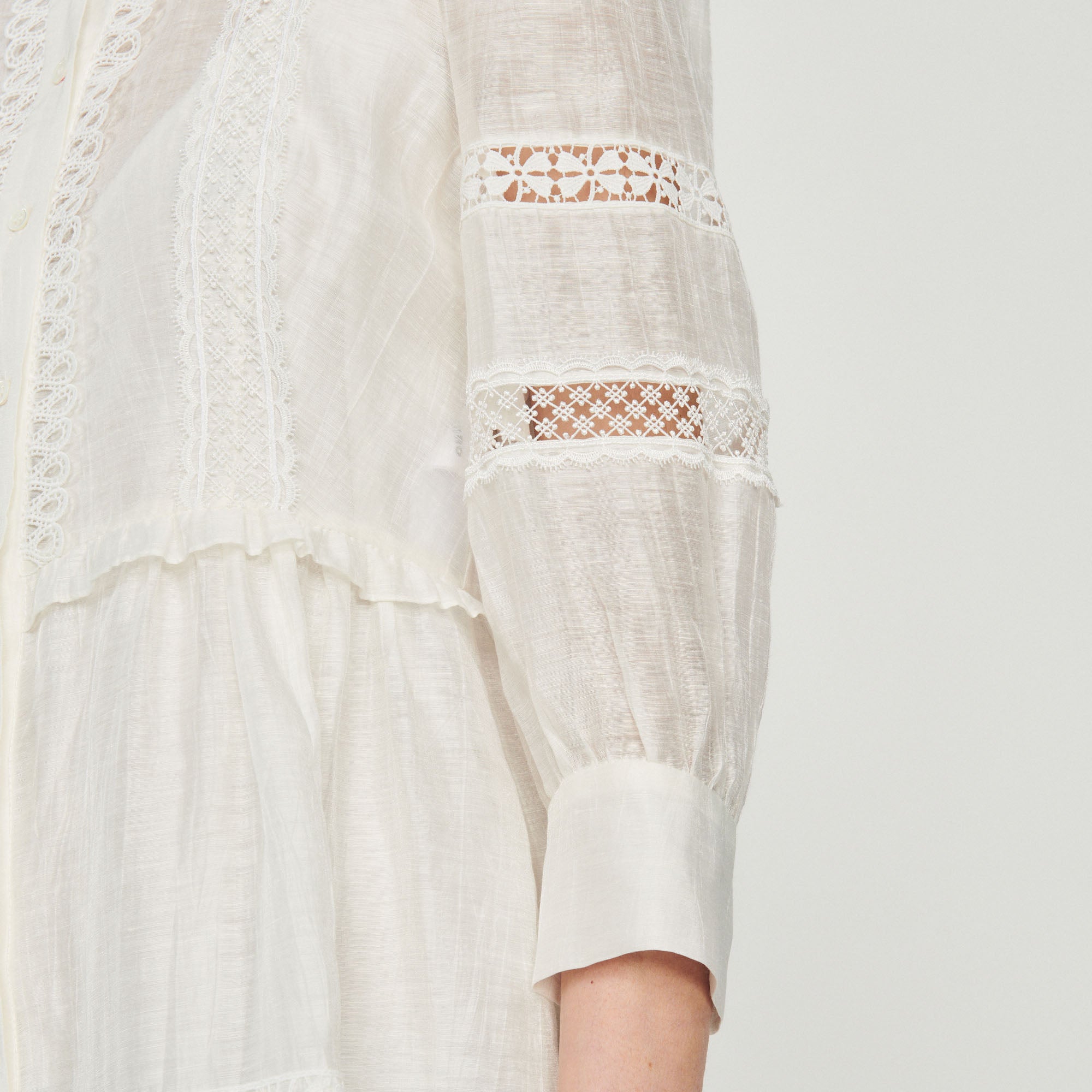 Robe longue dentelle Sandro seconde main