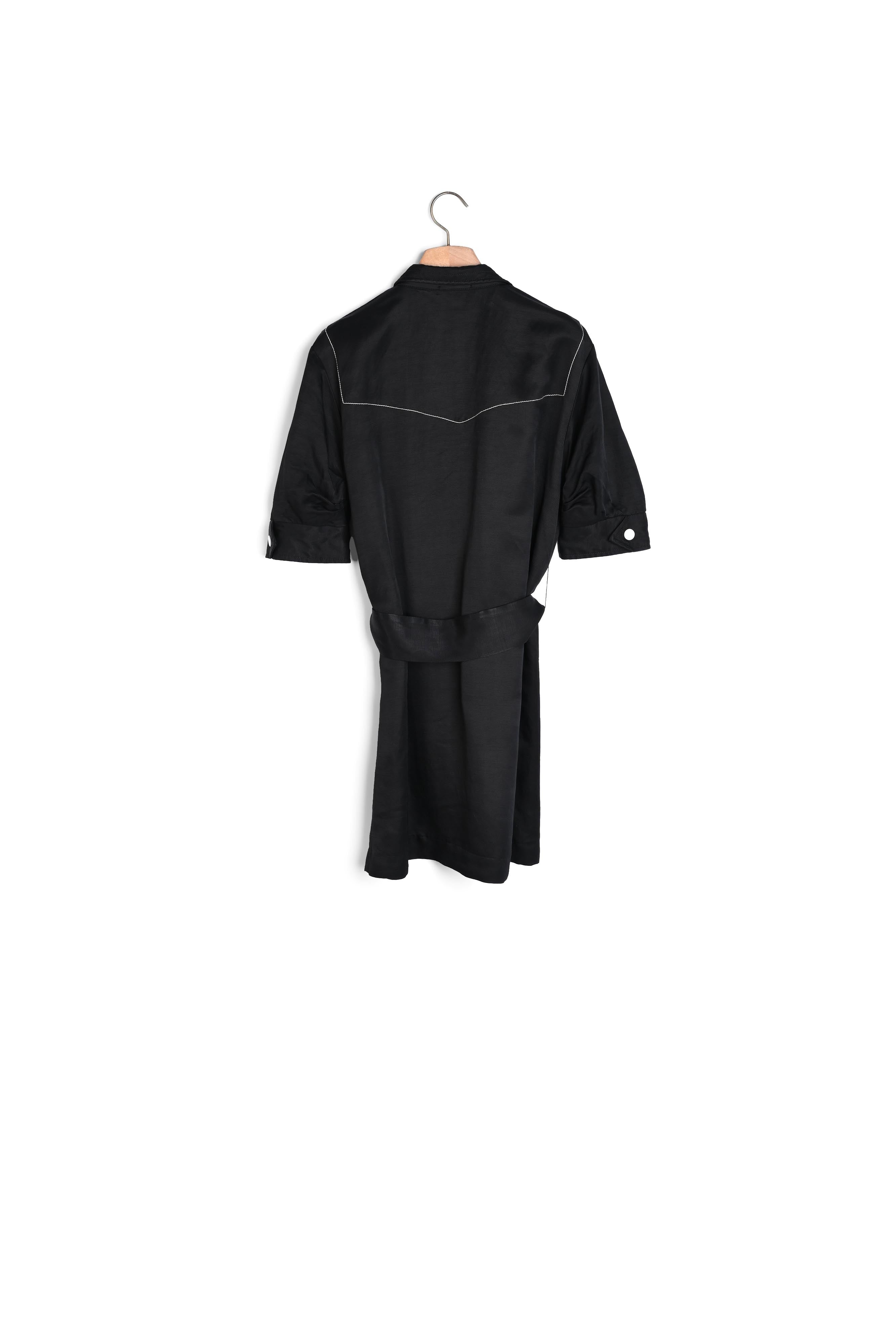 Robe courte à boutonnage asymétrique Sandro seconde main