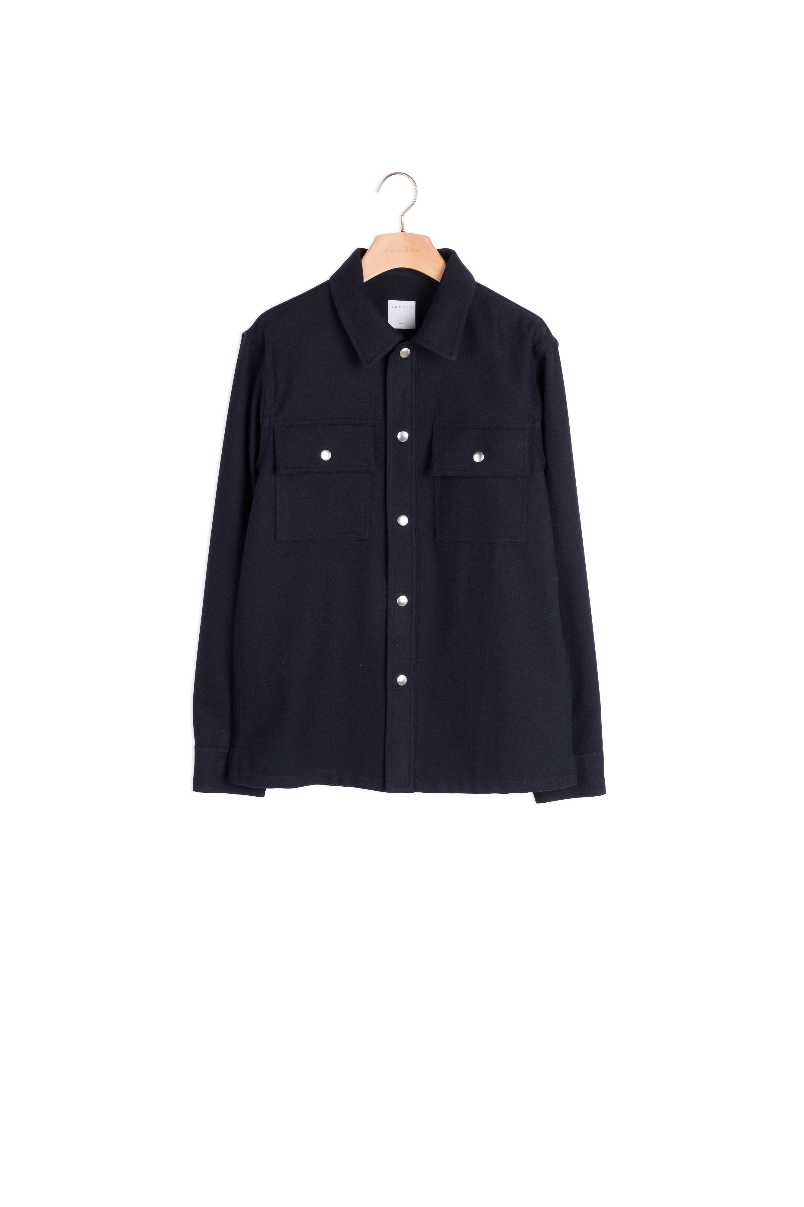 SurChemise en laine Sandro seconde main