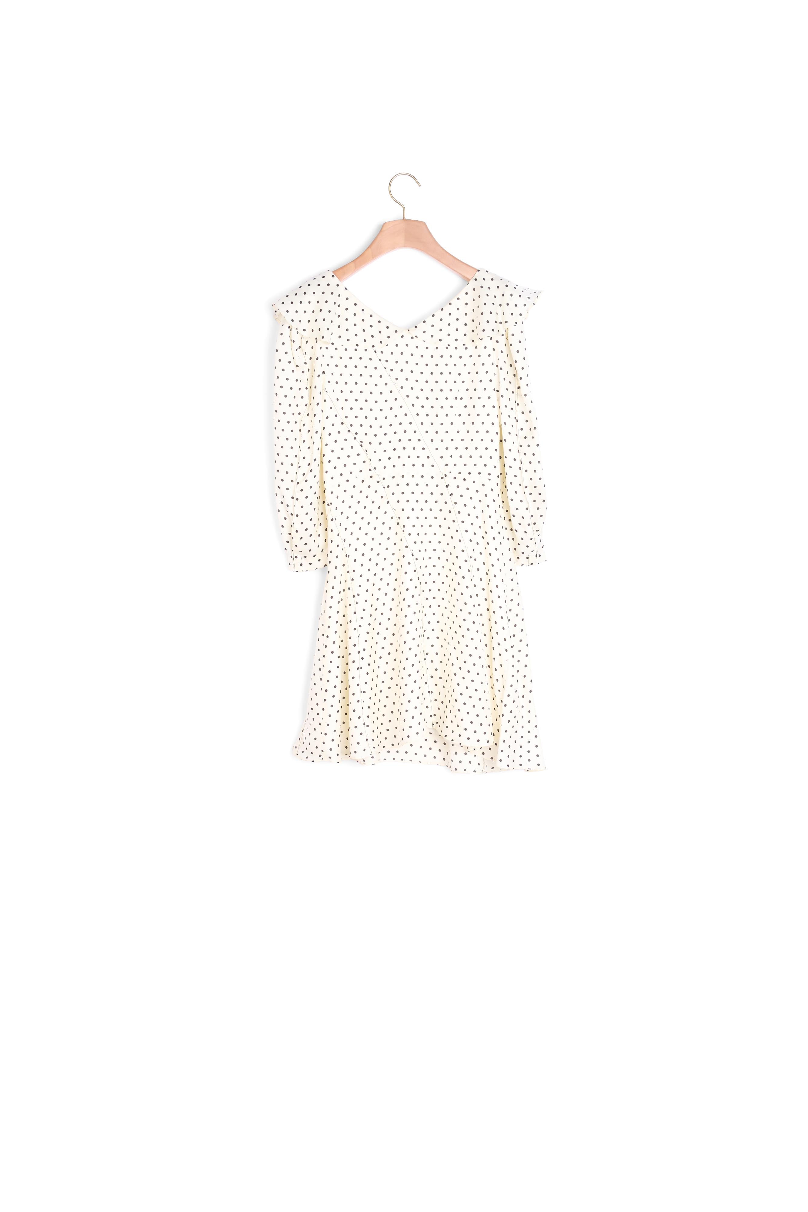 Robe courte à imprimé pois Sandro seconde main