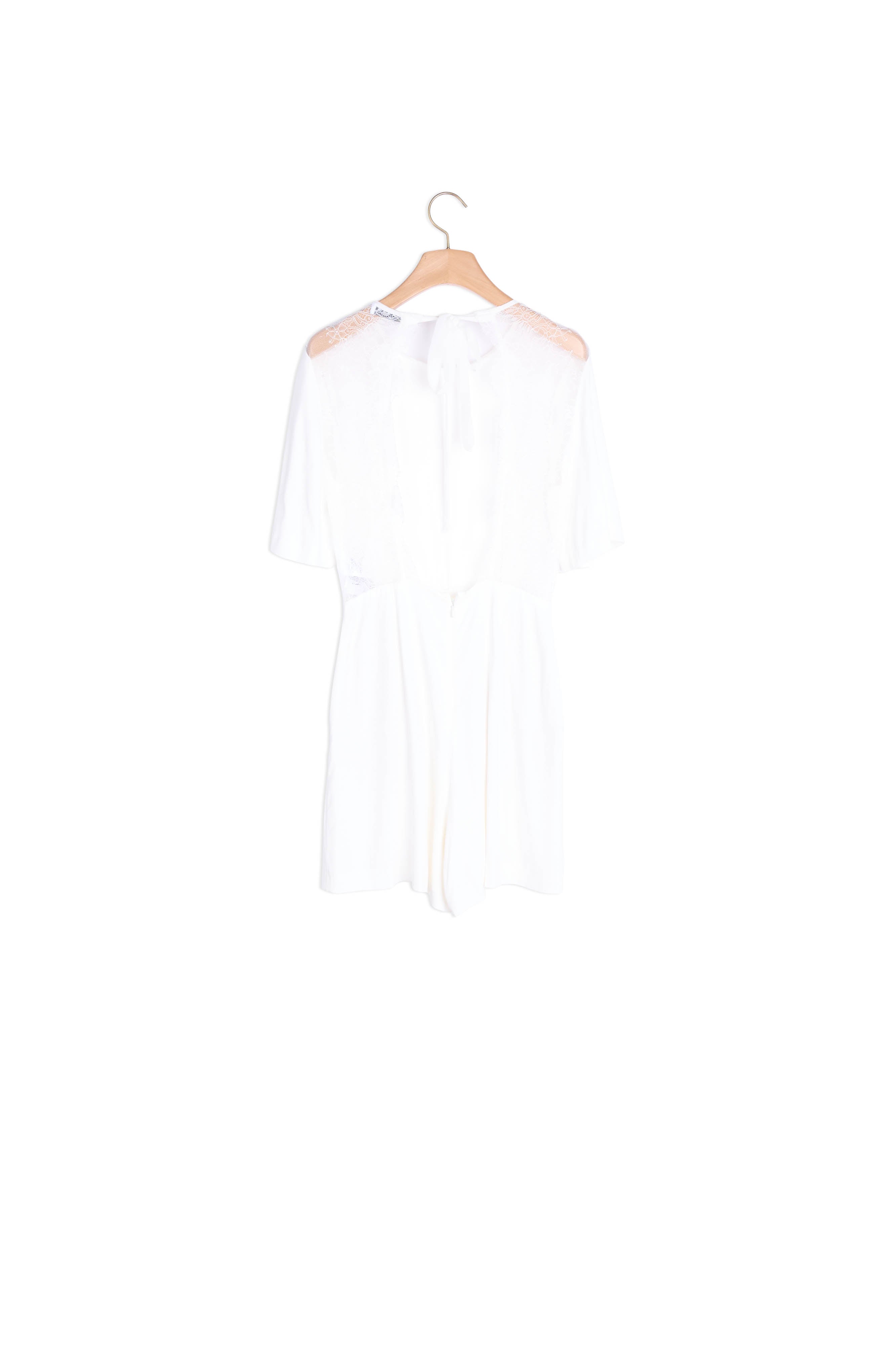 CombiShort insert de dentelle dos ouvert Sandro seconde main