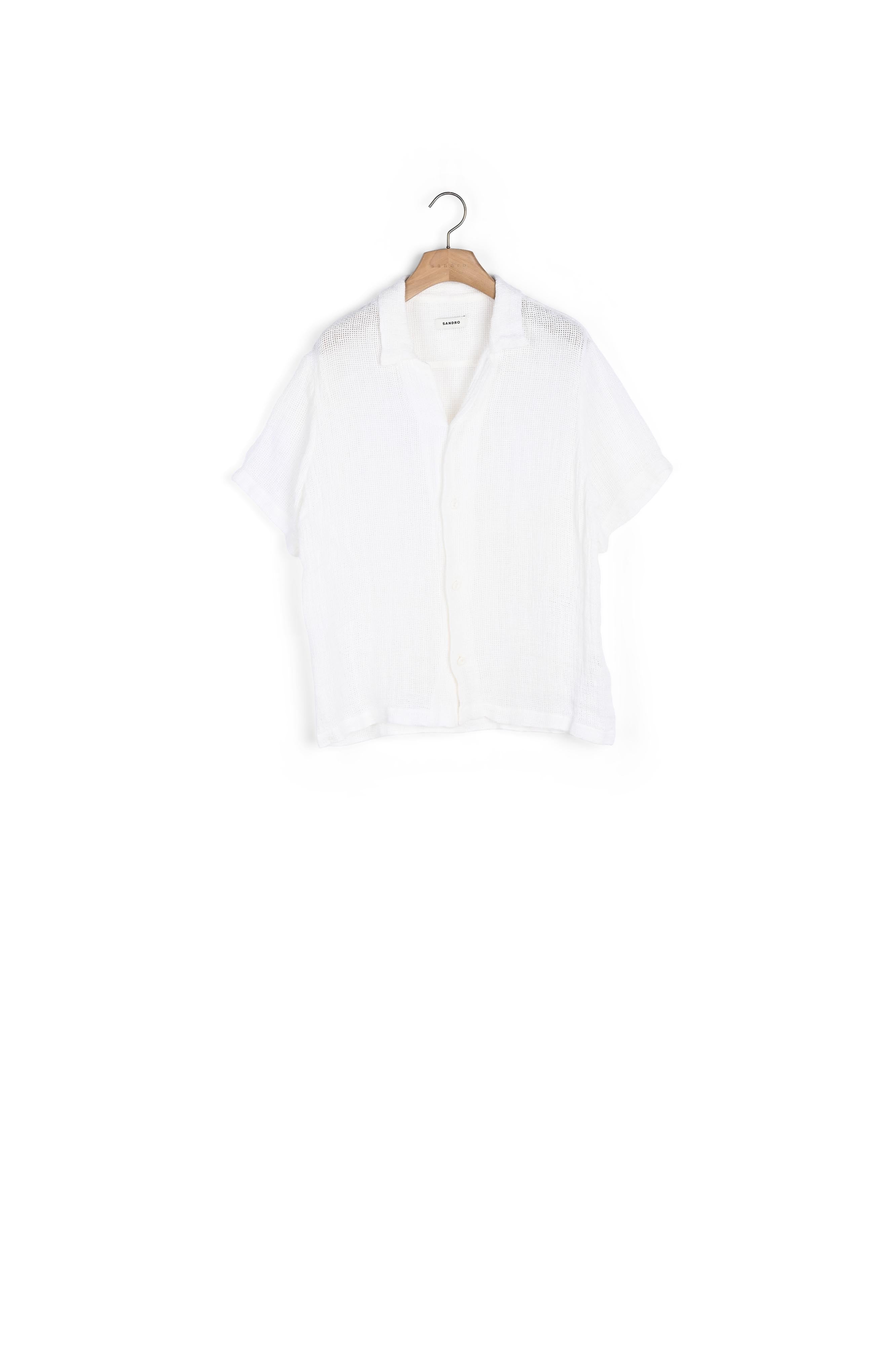 Chemise Ecru Sandro seconde main