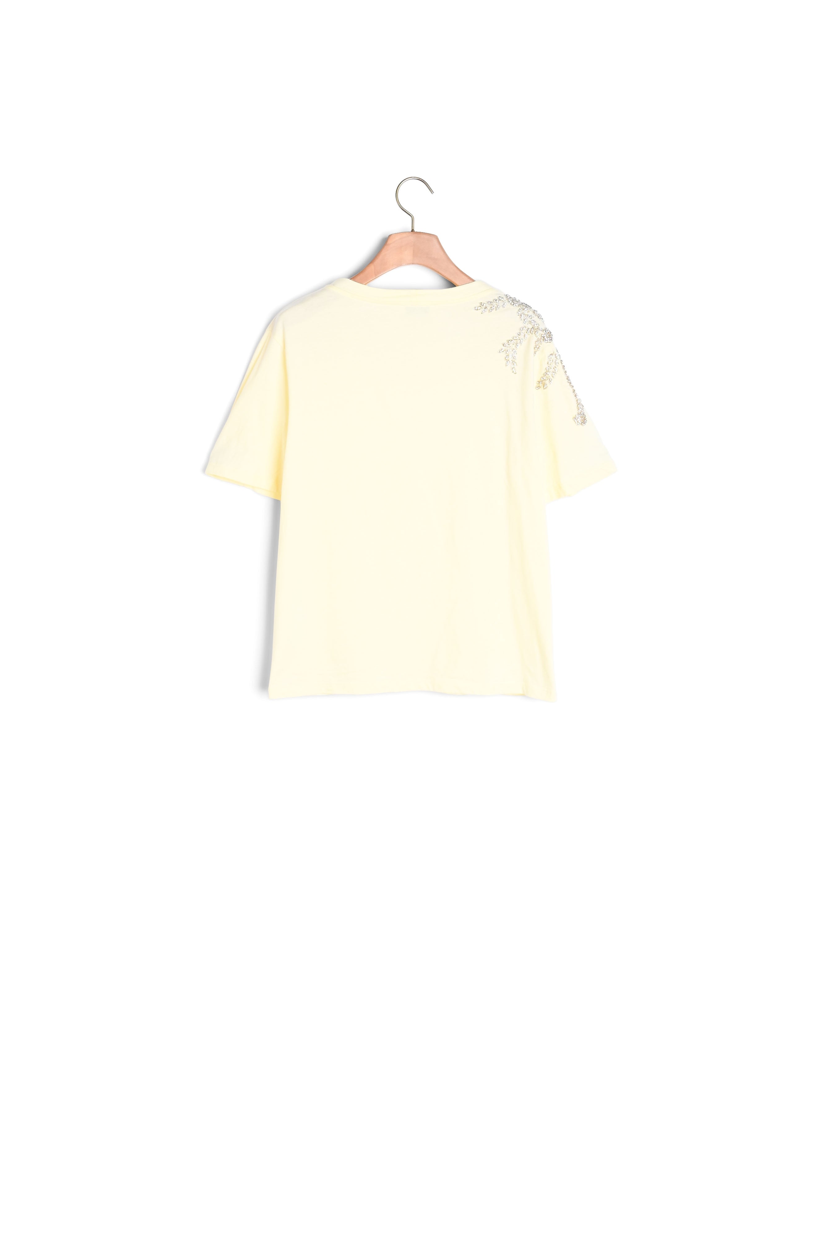 T-shirt orné de broderies et strass Sandro seconde main