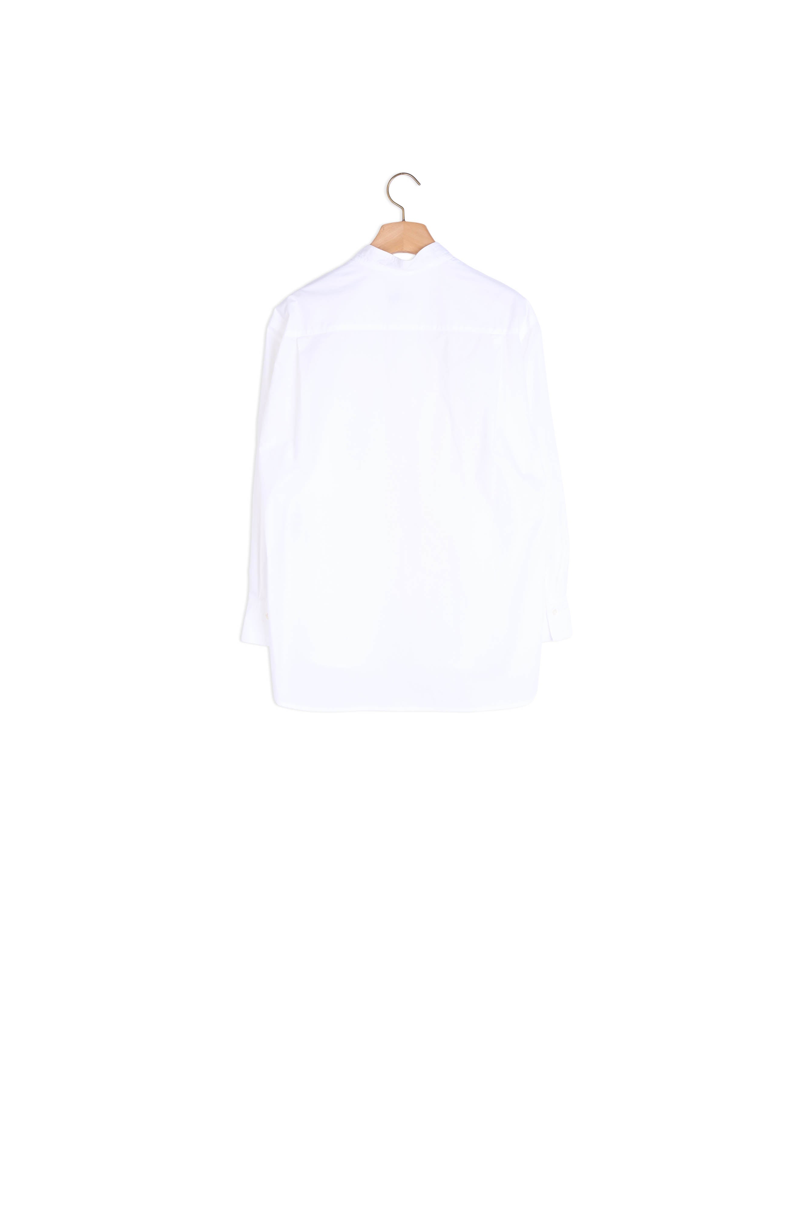 Chemise manches longues à col officier Sandro seconde main