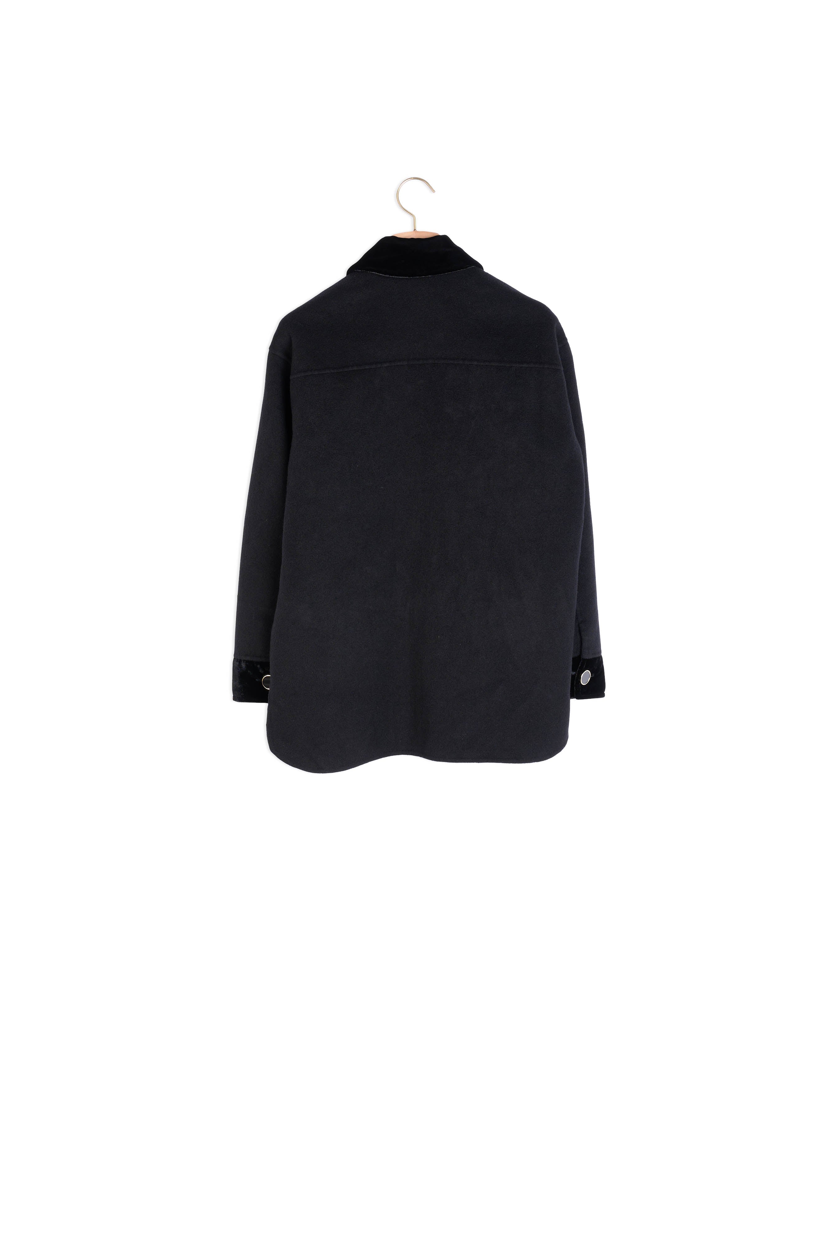 Veste en laine à carreaux Sandro seconde main