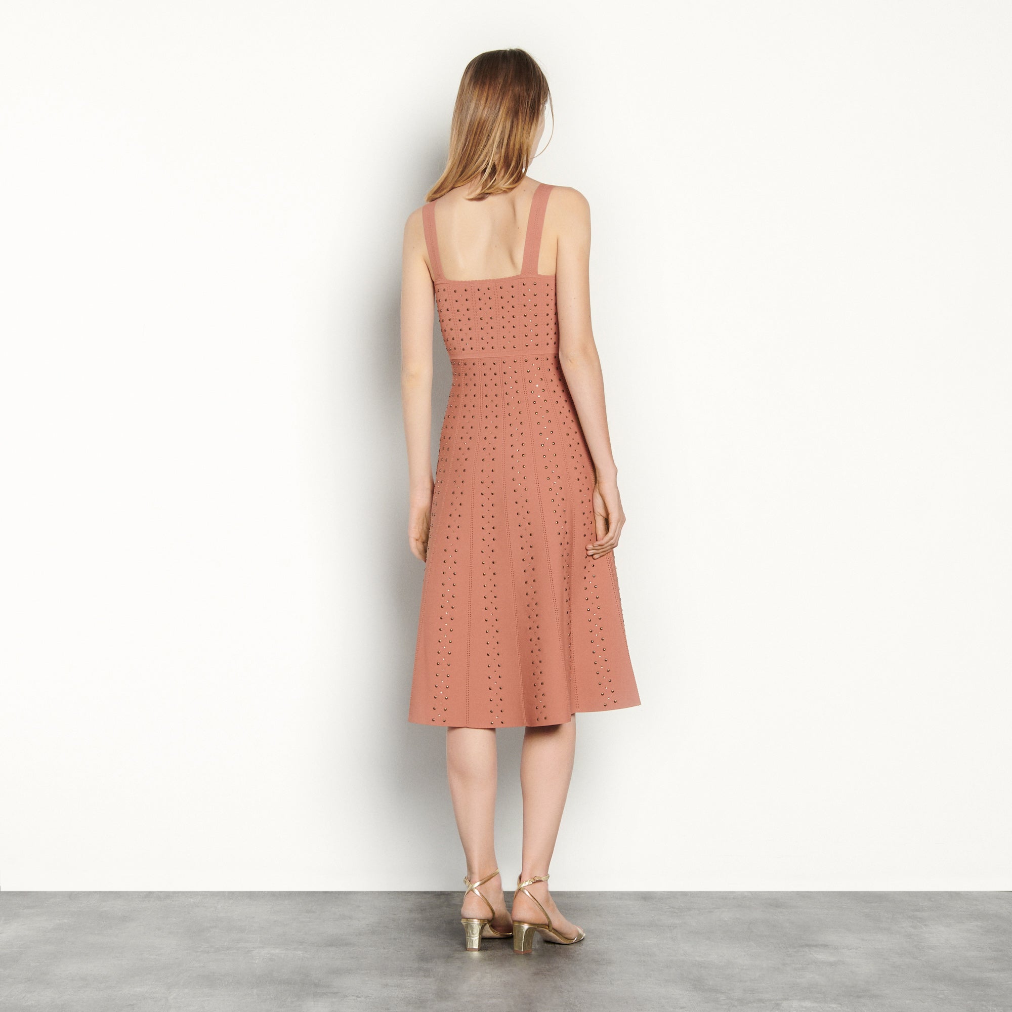 Robe en Maille à strass bijoux Sandro seconde main