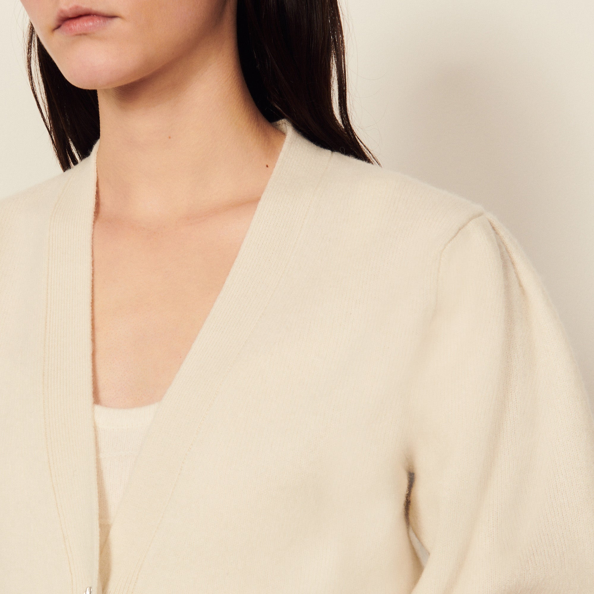 Cardigan en laine Sandro seconde main