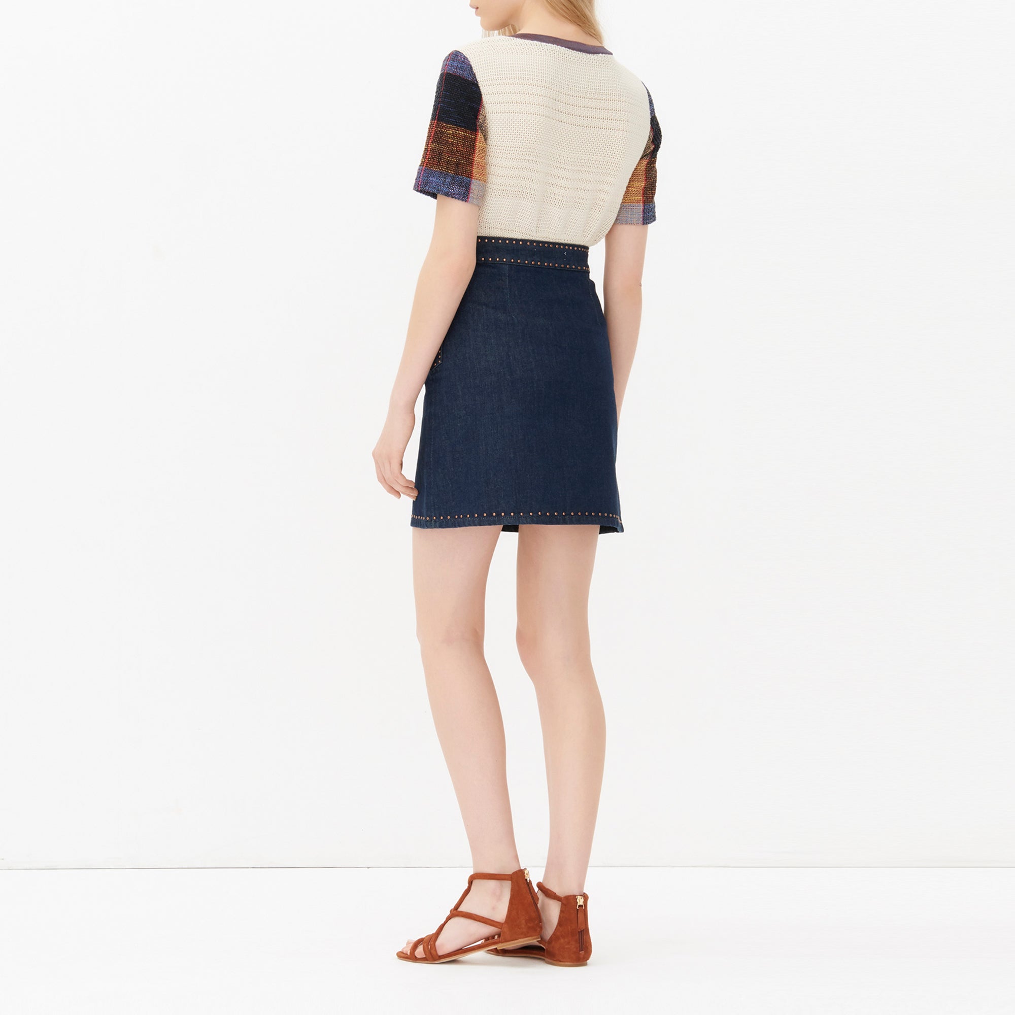 Jupe Blue Night - Denim Sandro seconde main