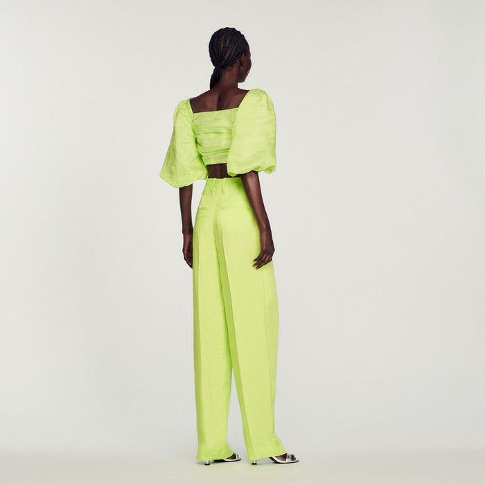 Top court froncé Sandro seconde main