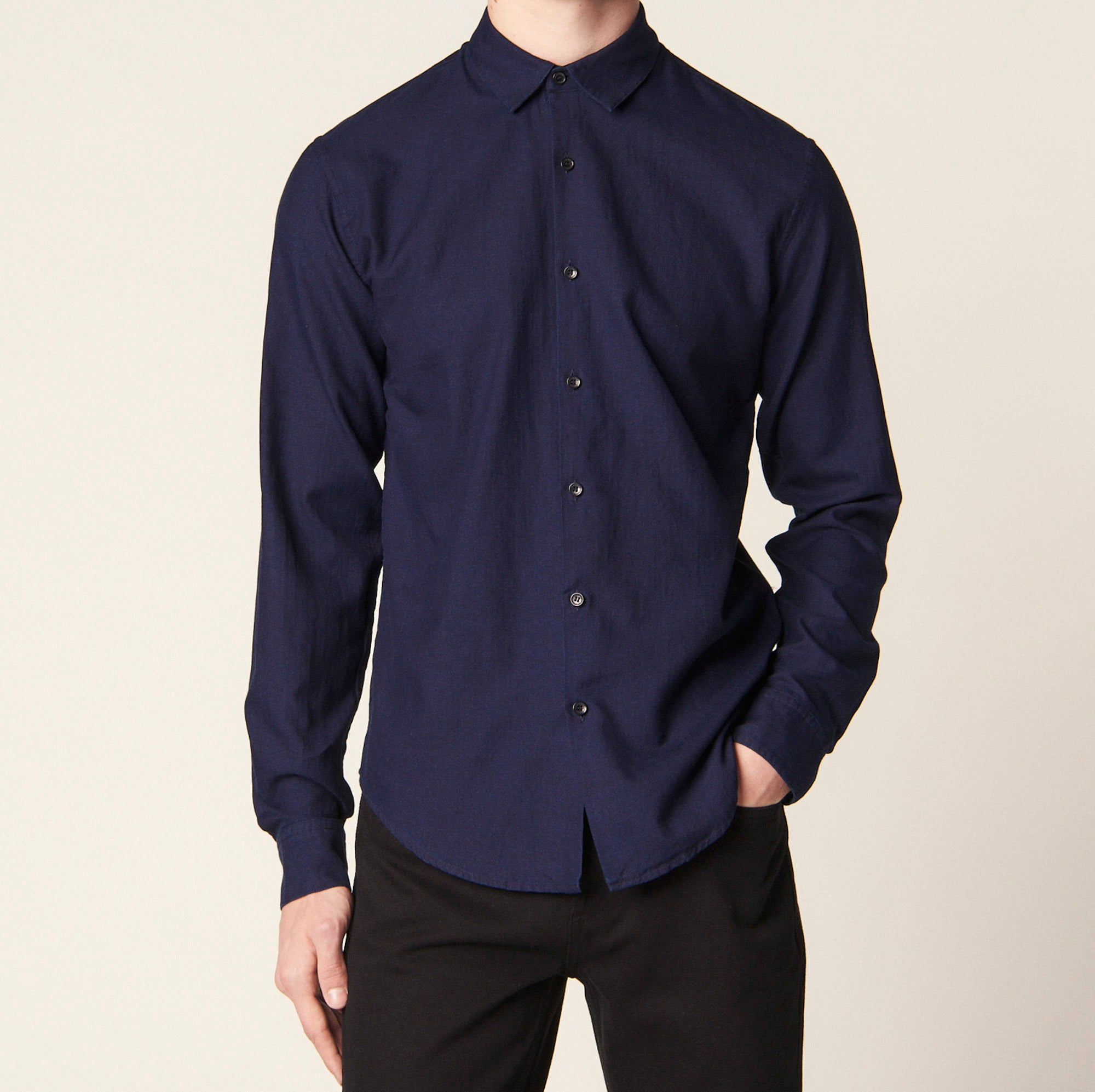 Chemise en tissu chevron ton sur ton Sandro seconde main