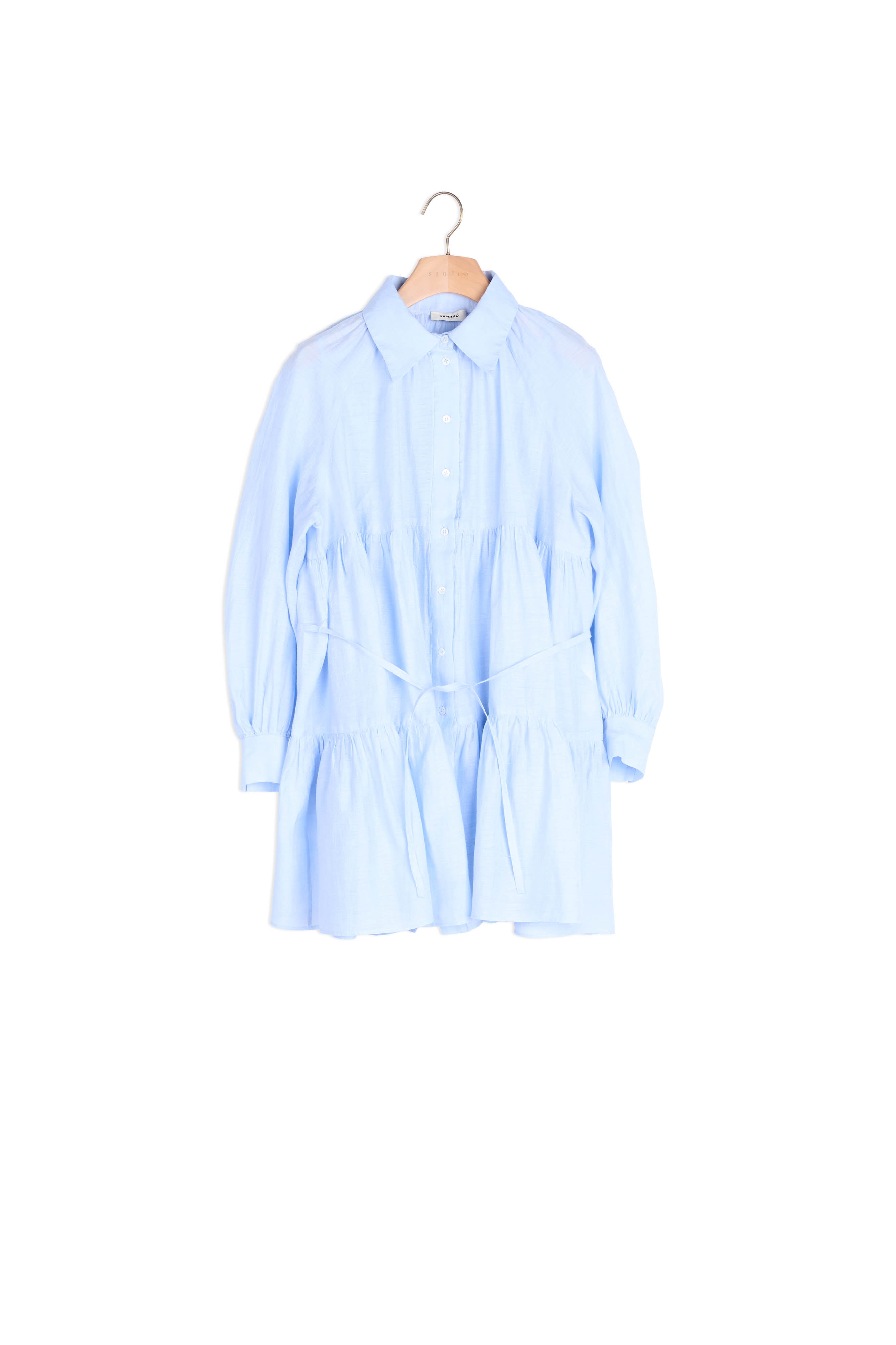 Robe Chemise en lin Sandro seconde main