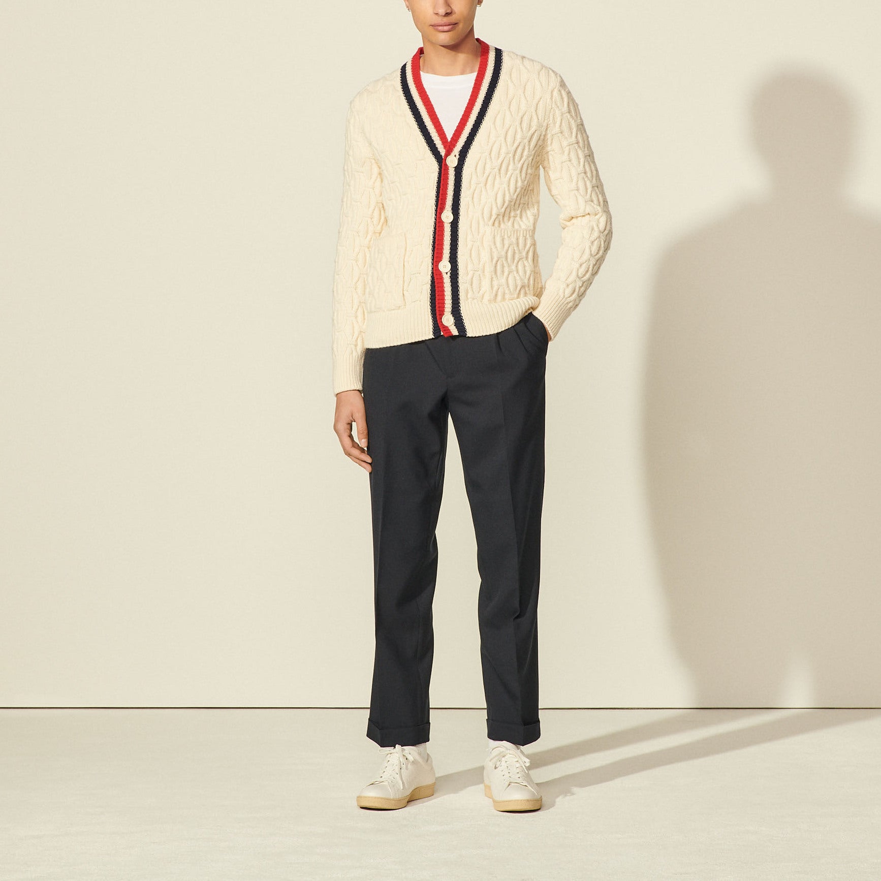 Cardigan en laine Sandro seconde main