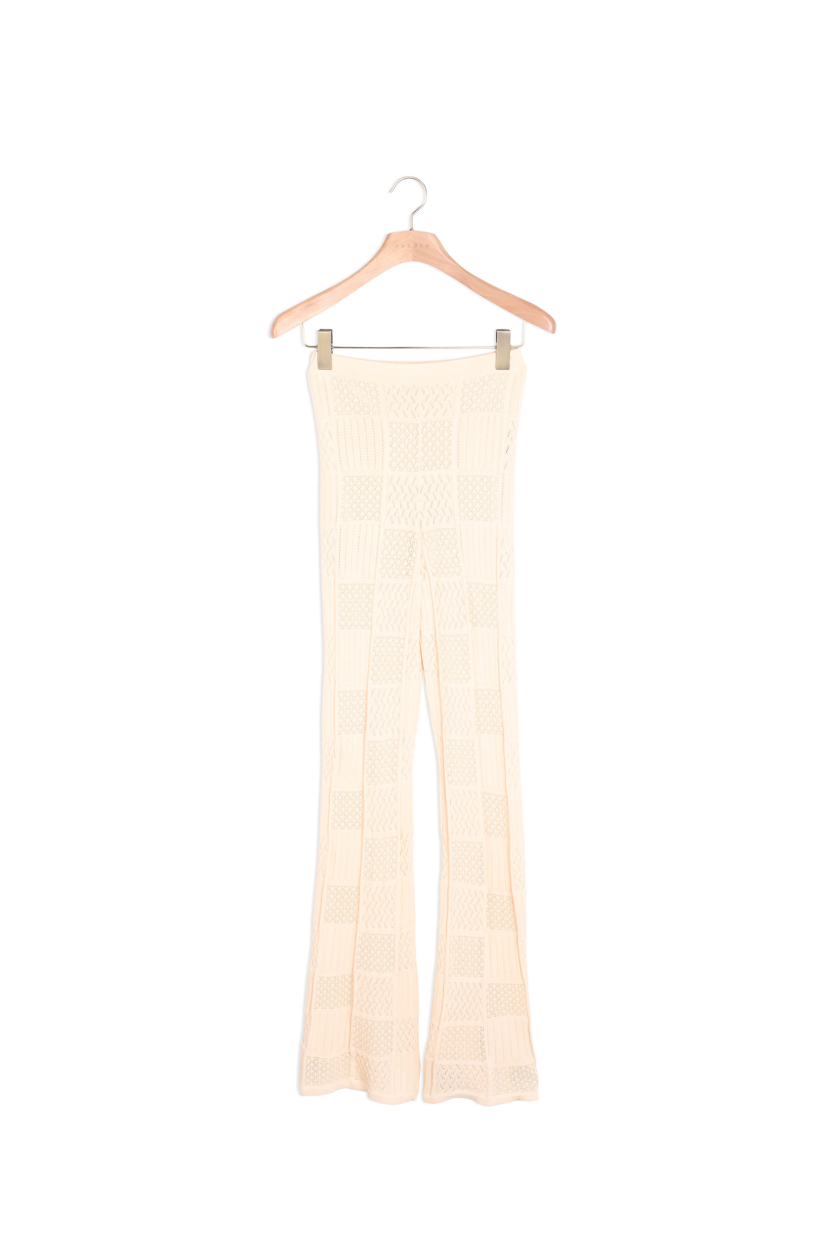 Pantalon en Maille pointelle Sandro seconde main