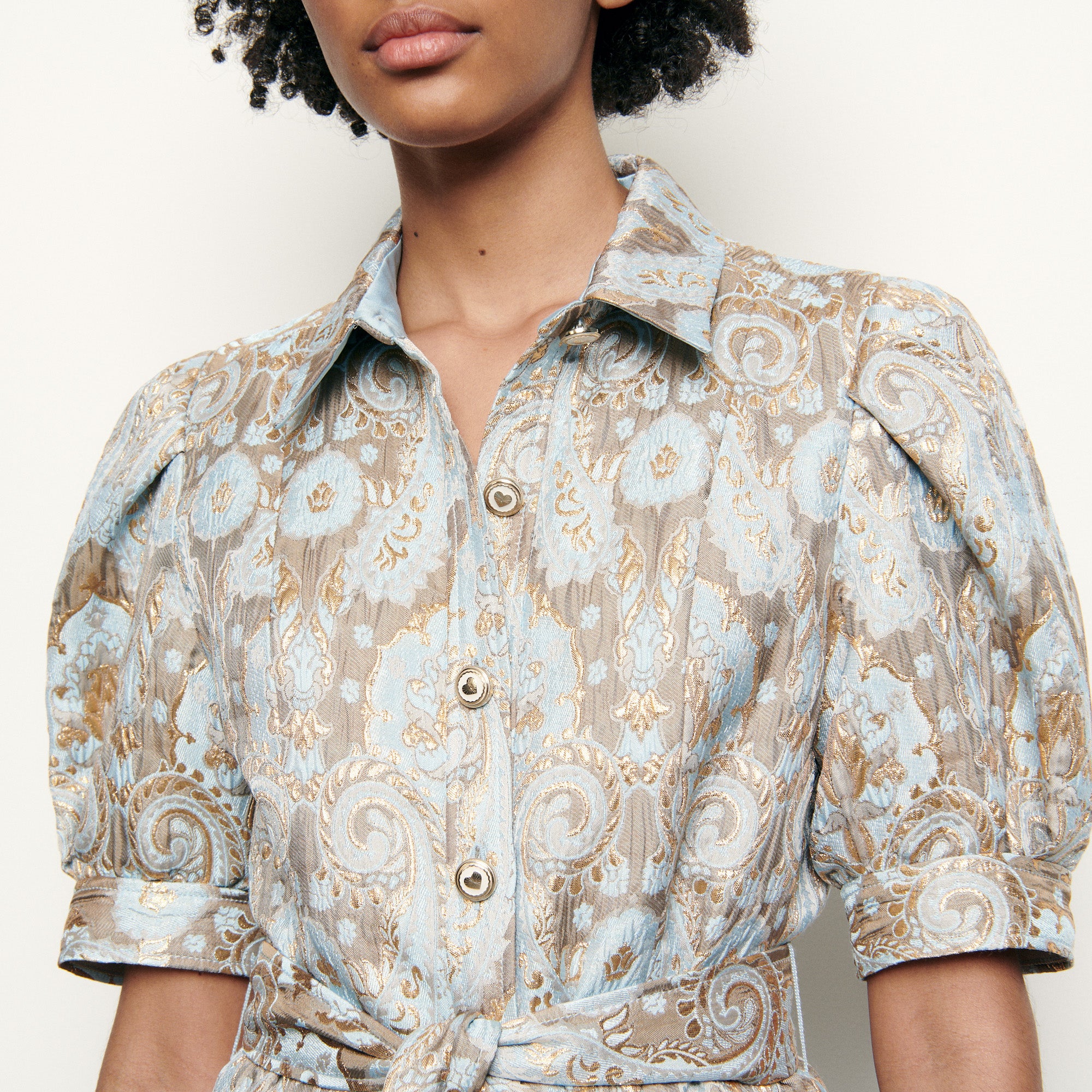 Robe Manteau en brocart Sandro seconde main