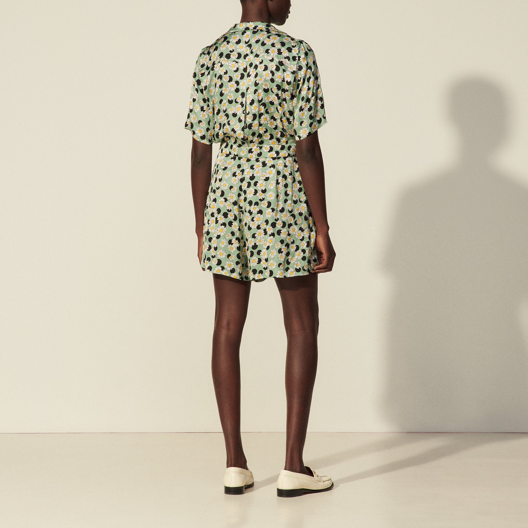 Combinaison Short imprimée Sandro seconde main