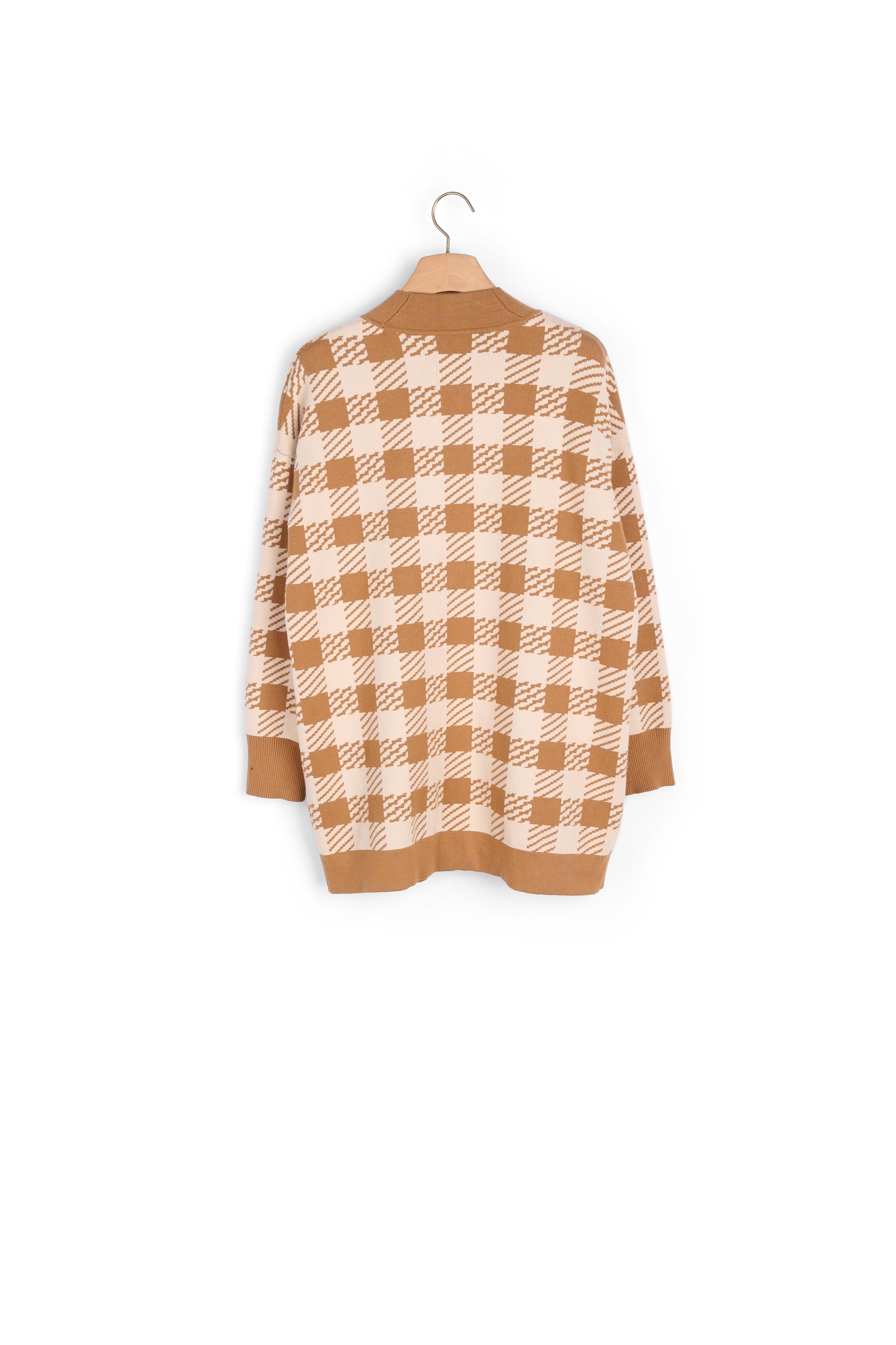 Cardicoat imprimé vichy Sandro seconde main