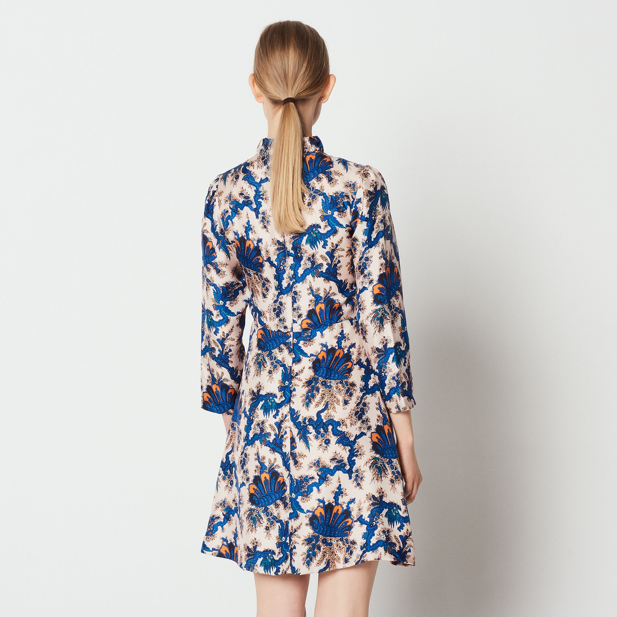 Robe imprimée à manches longues Sandro seconde main