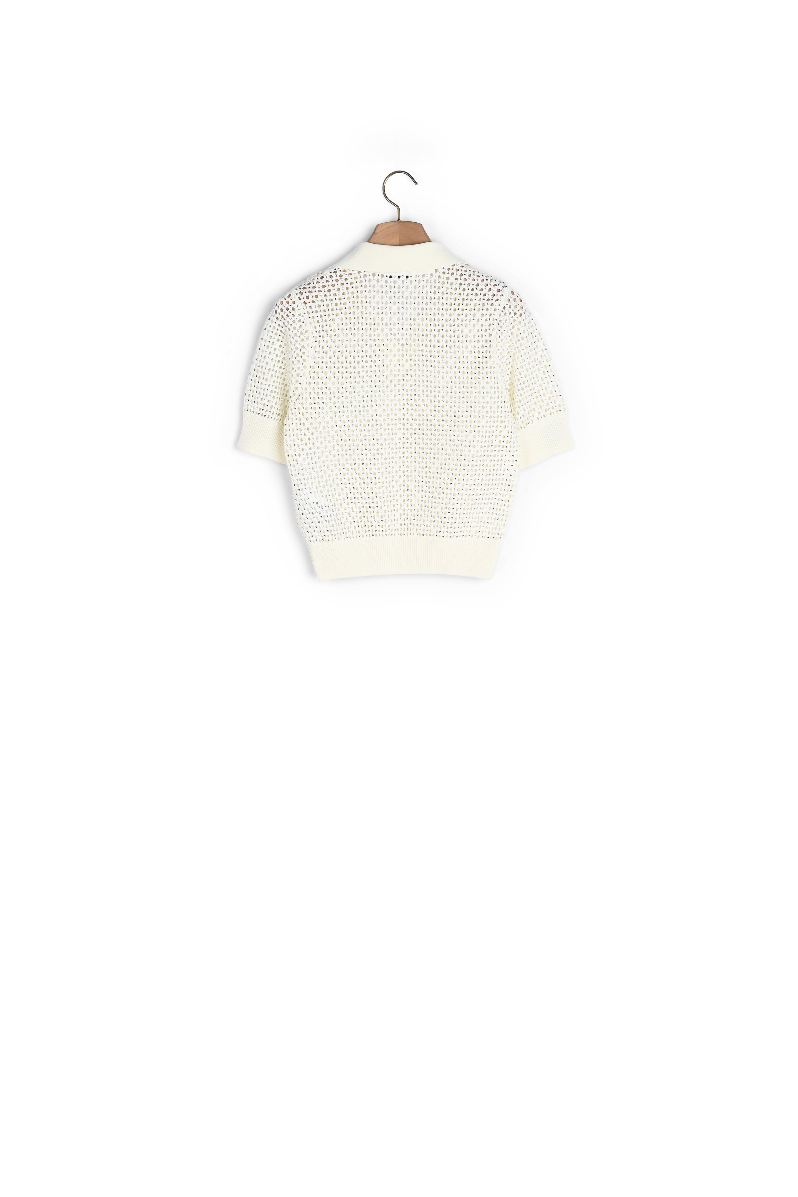 Pull col polo en Maille Sandro seconde main