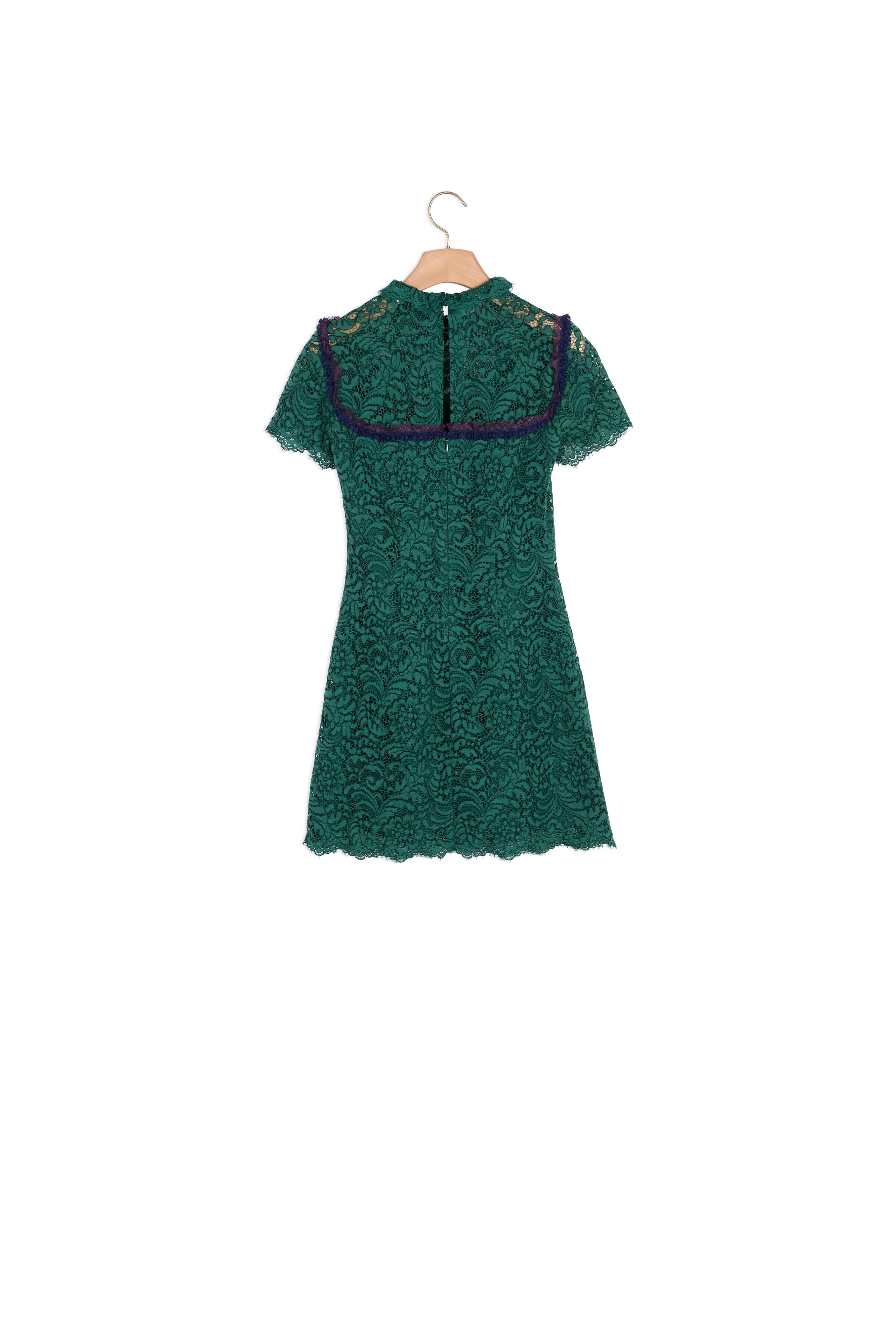 Robe en dentelle détails contrastants Sandro seconde main