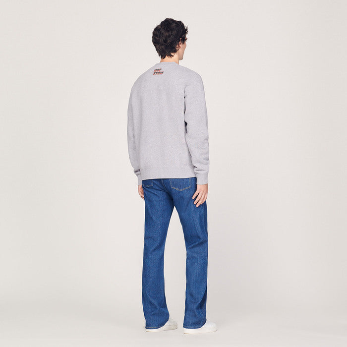 Sweatshirt à col rond imprimé Hot stuff Sandro seconde main