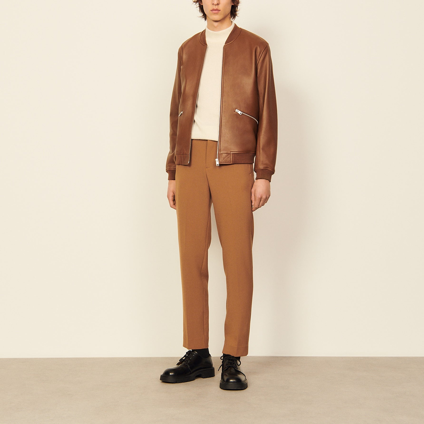 Blouson Marron Sandro seconde main
