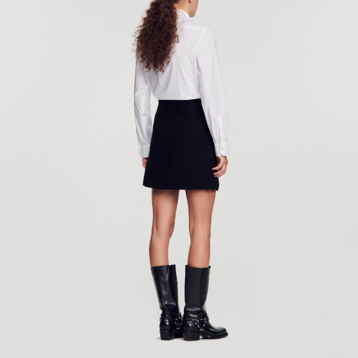 Jupe courte à boutons Sandro seconde main