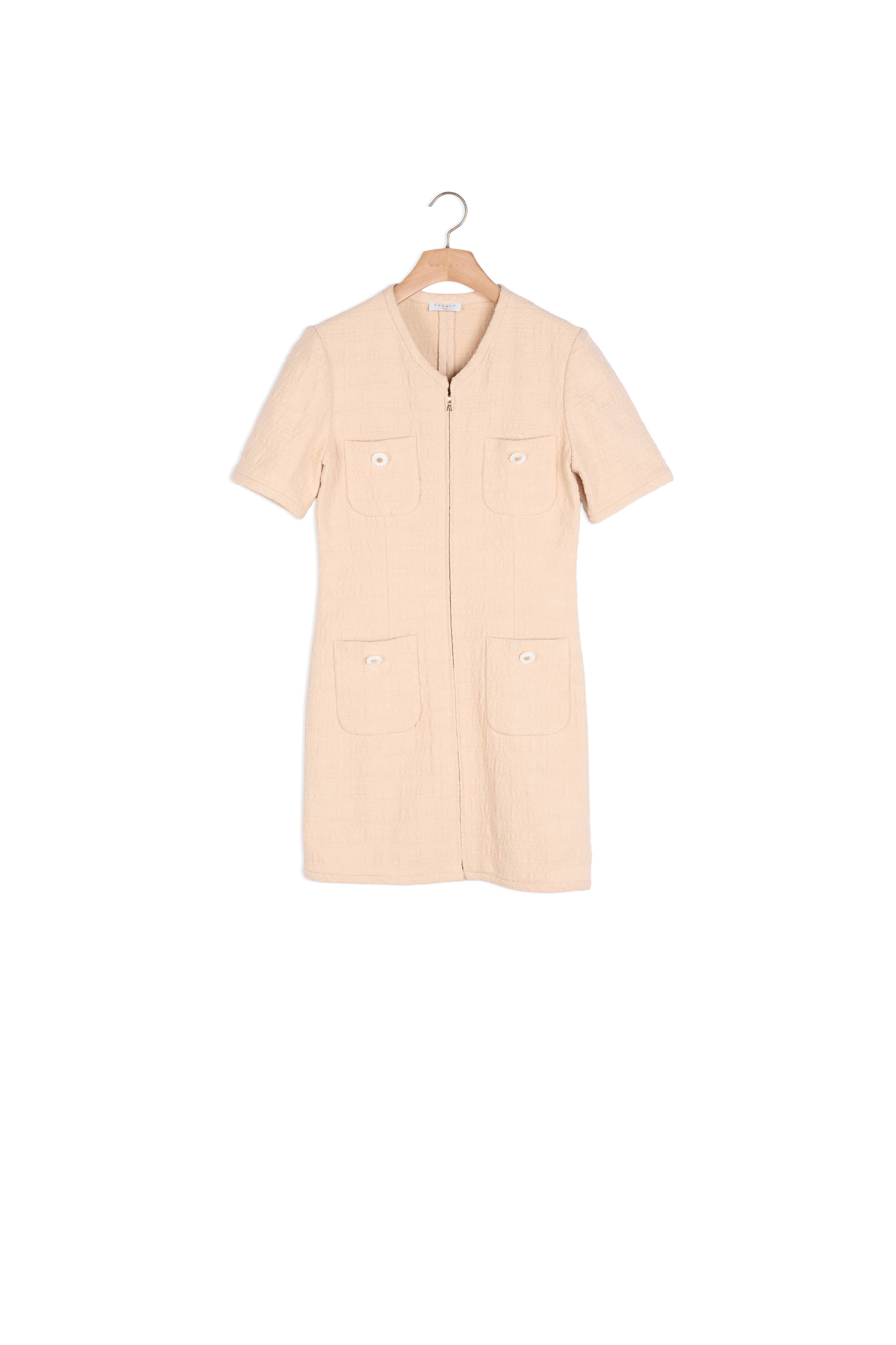 Robe multipoches à boutons fantaisie Sandro seconde main
