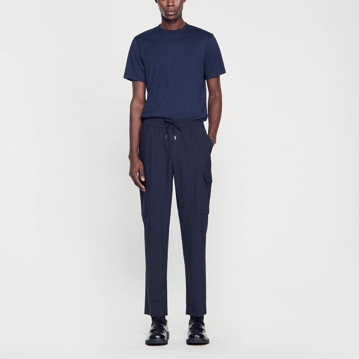 Pantalon cargo élastiqué Sandro seconde main