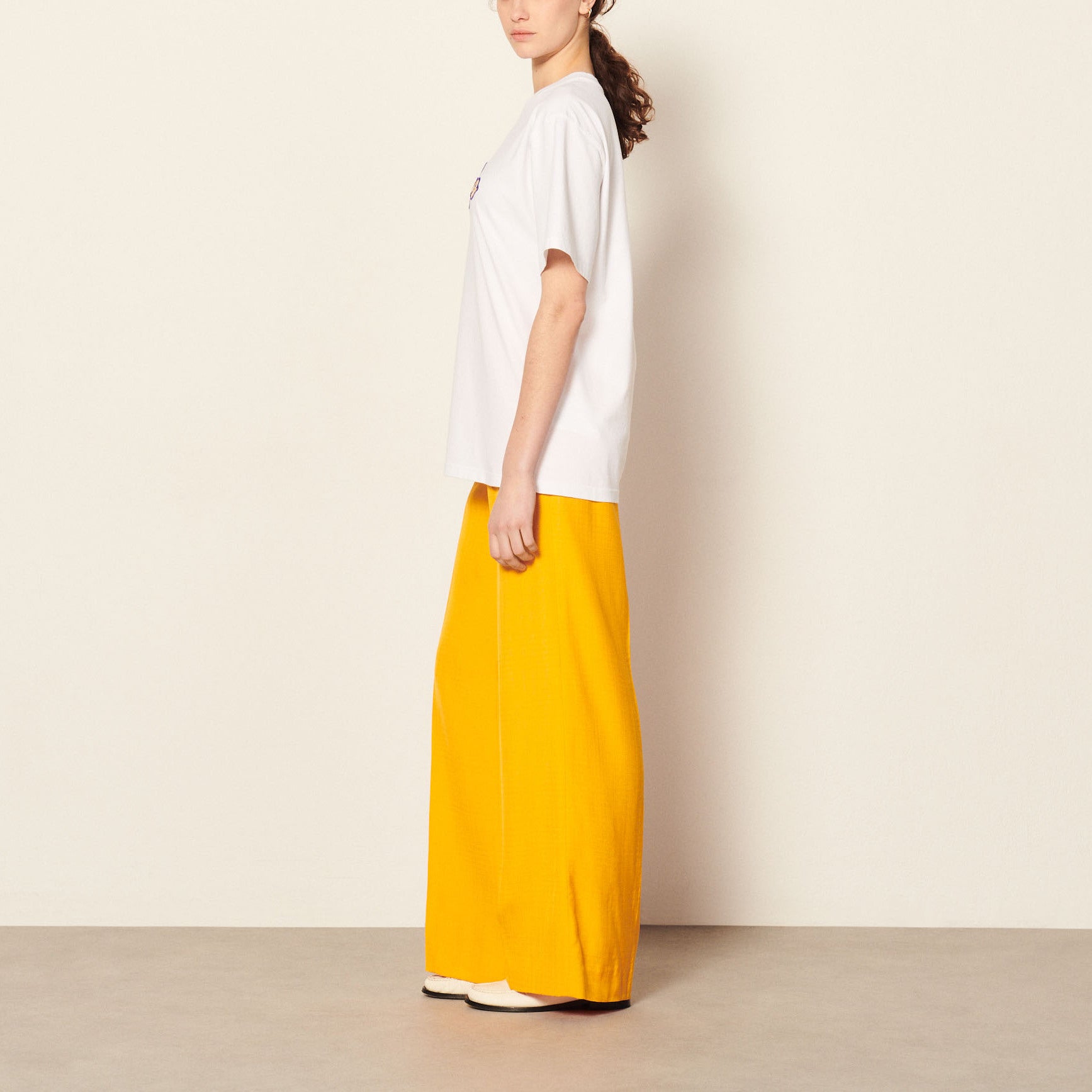 T-shirt brodé Sandro seconde main