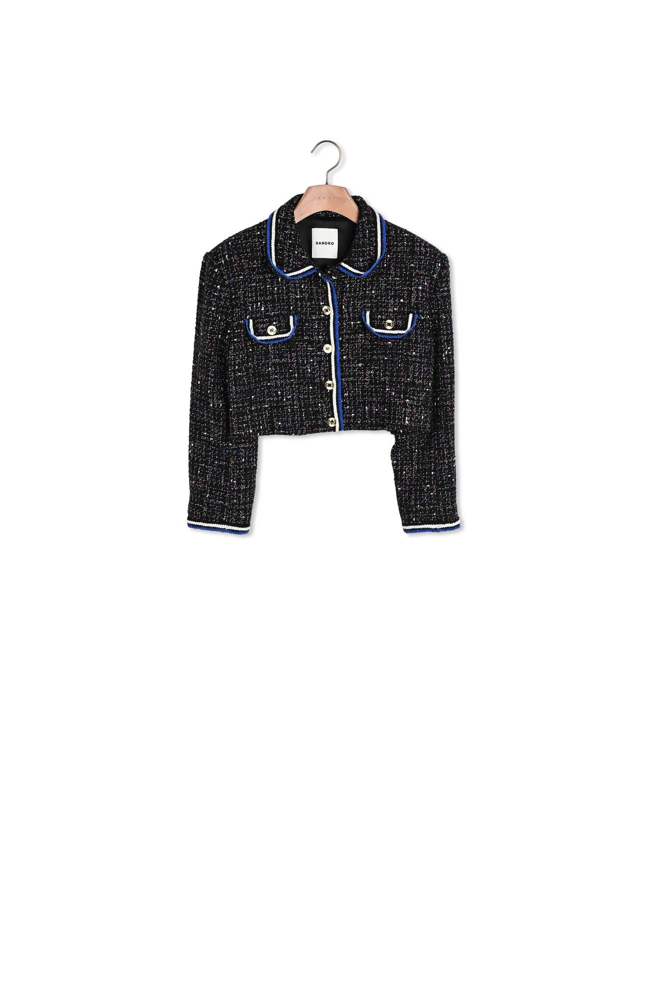 Veste courte en tweed Sandro seconde main