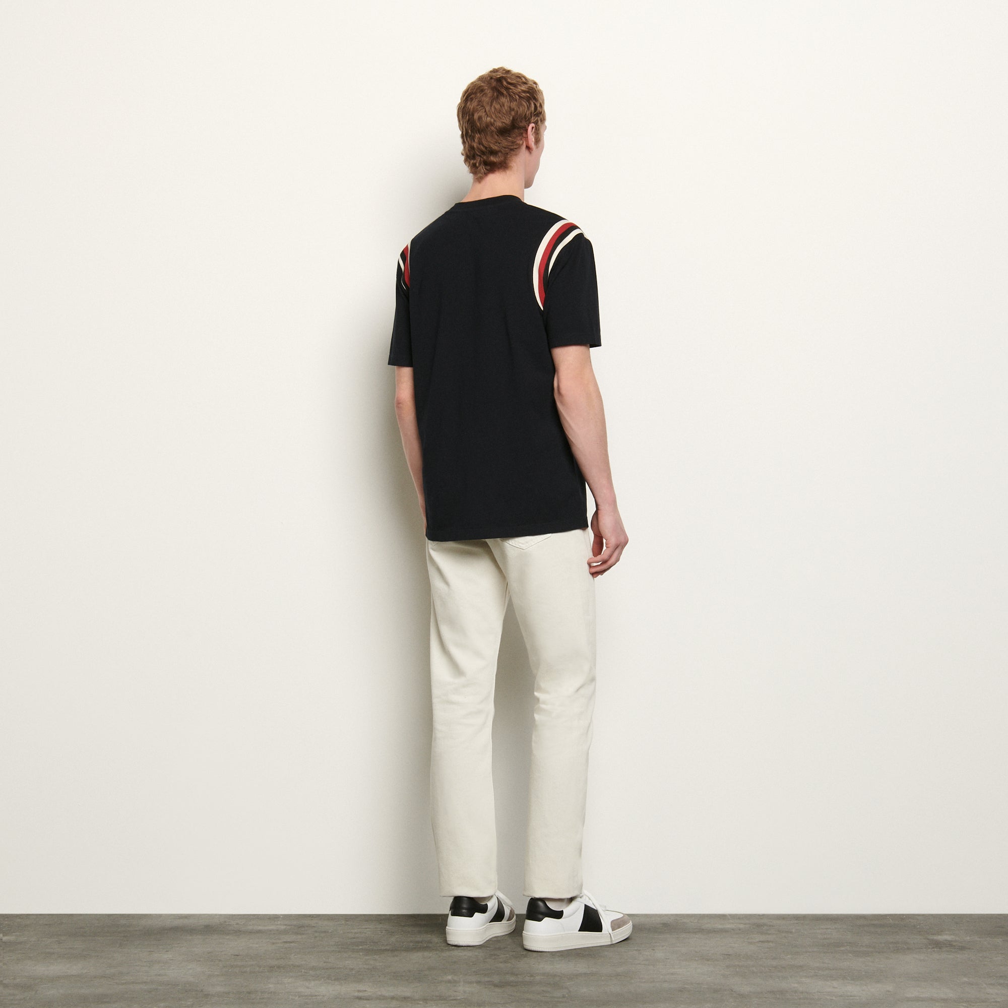 T-shirt en coton organique Sandro seconde main