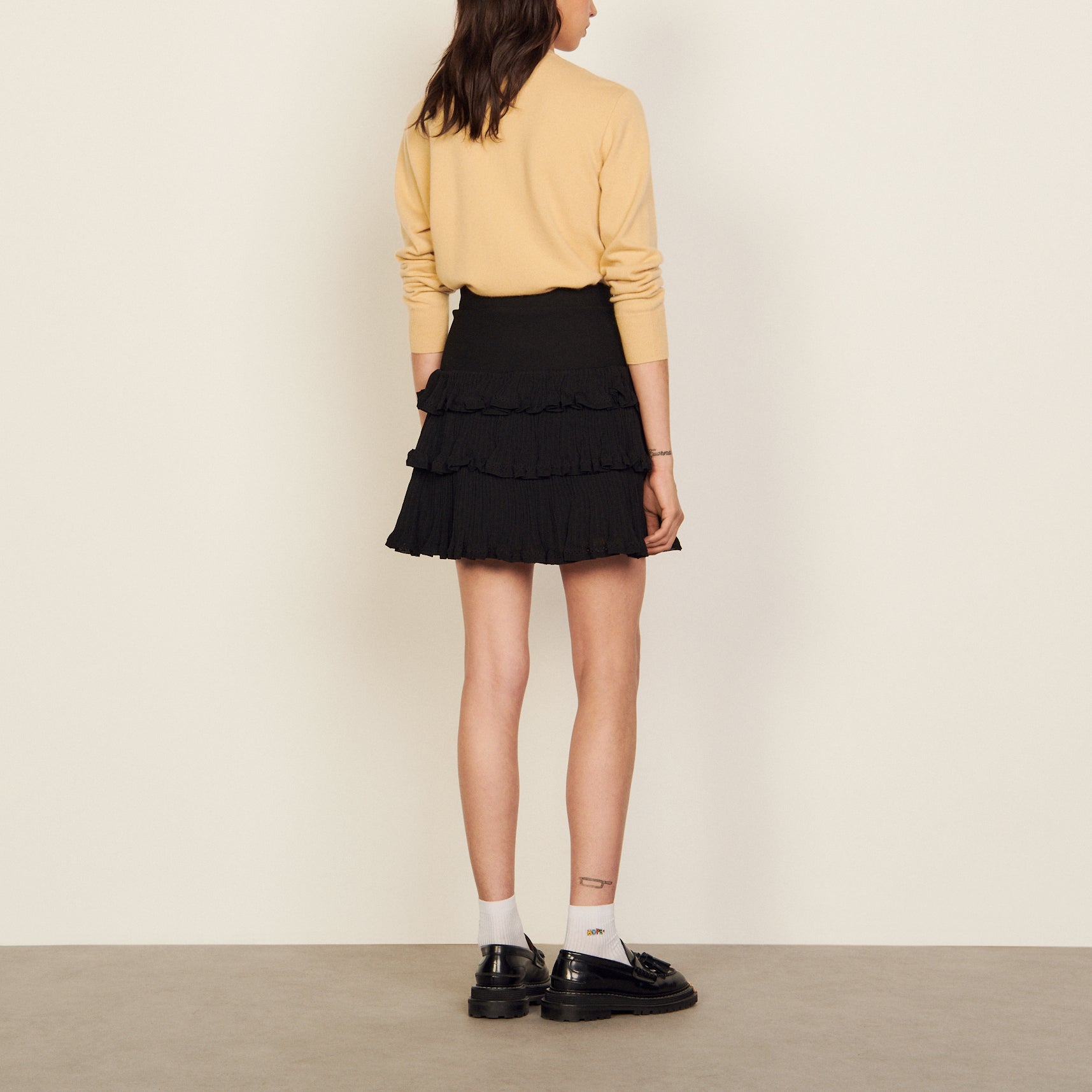 Jupe Noir Sandro seconde main