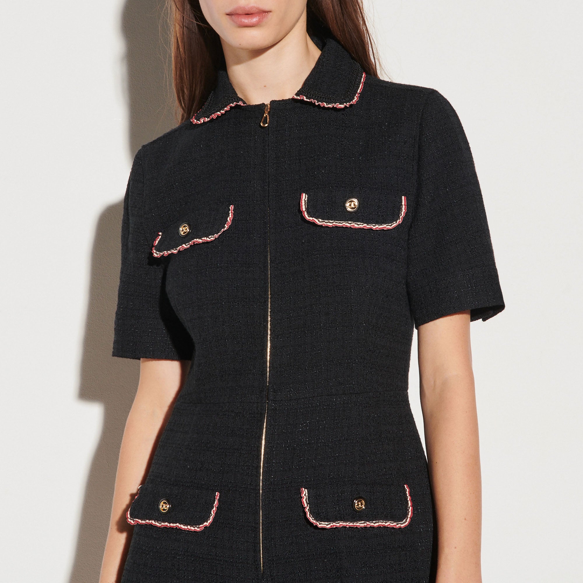 Combinaison Short en tweed Sandro seconde main