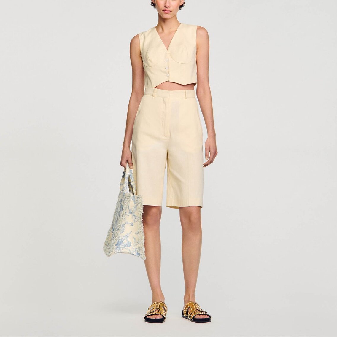 Bermuda droit Sandro seconde main