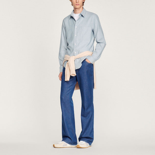 Chemise en flanelle Sandro seconde main