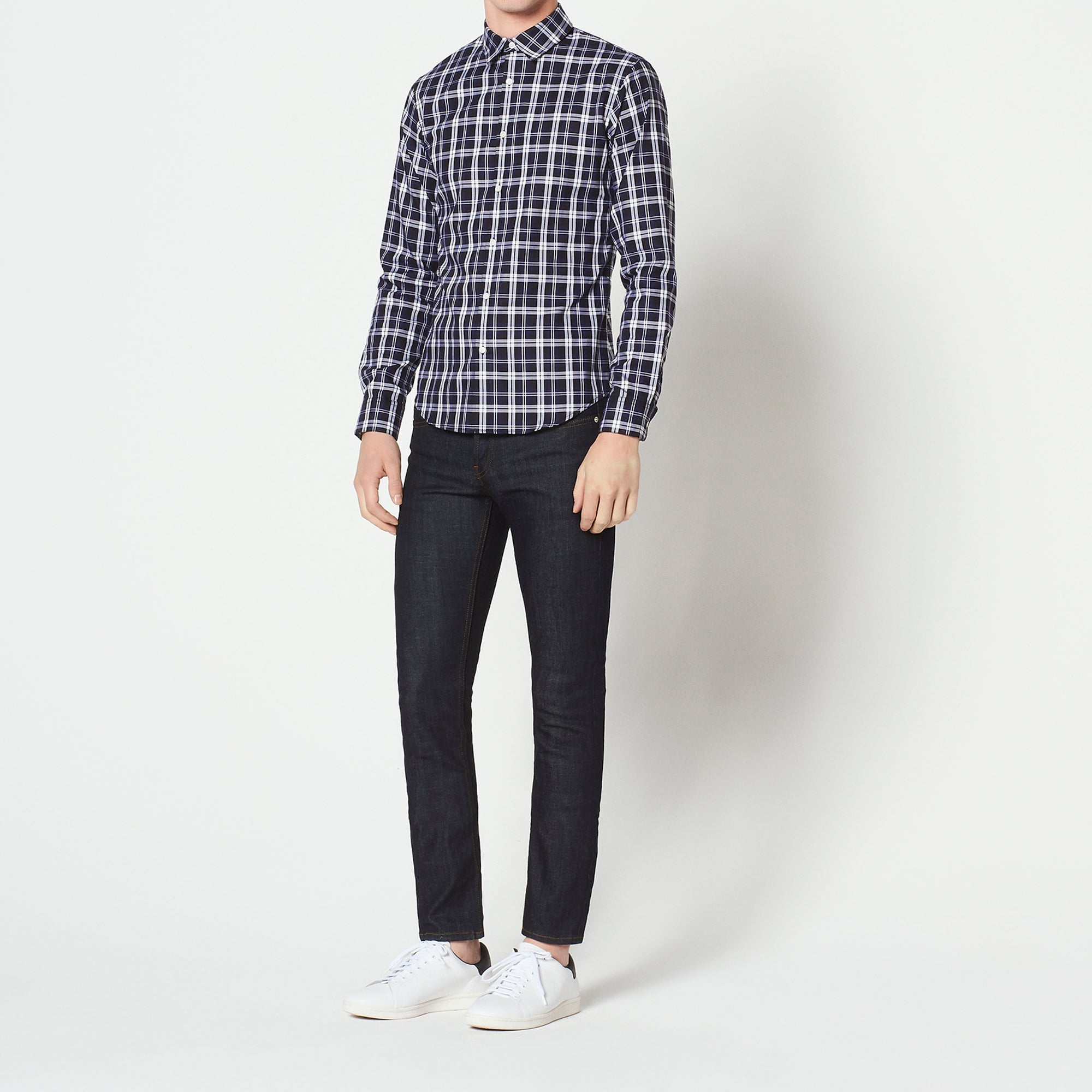 Chemise à carreaux casual Sandro seconde main