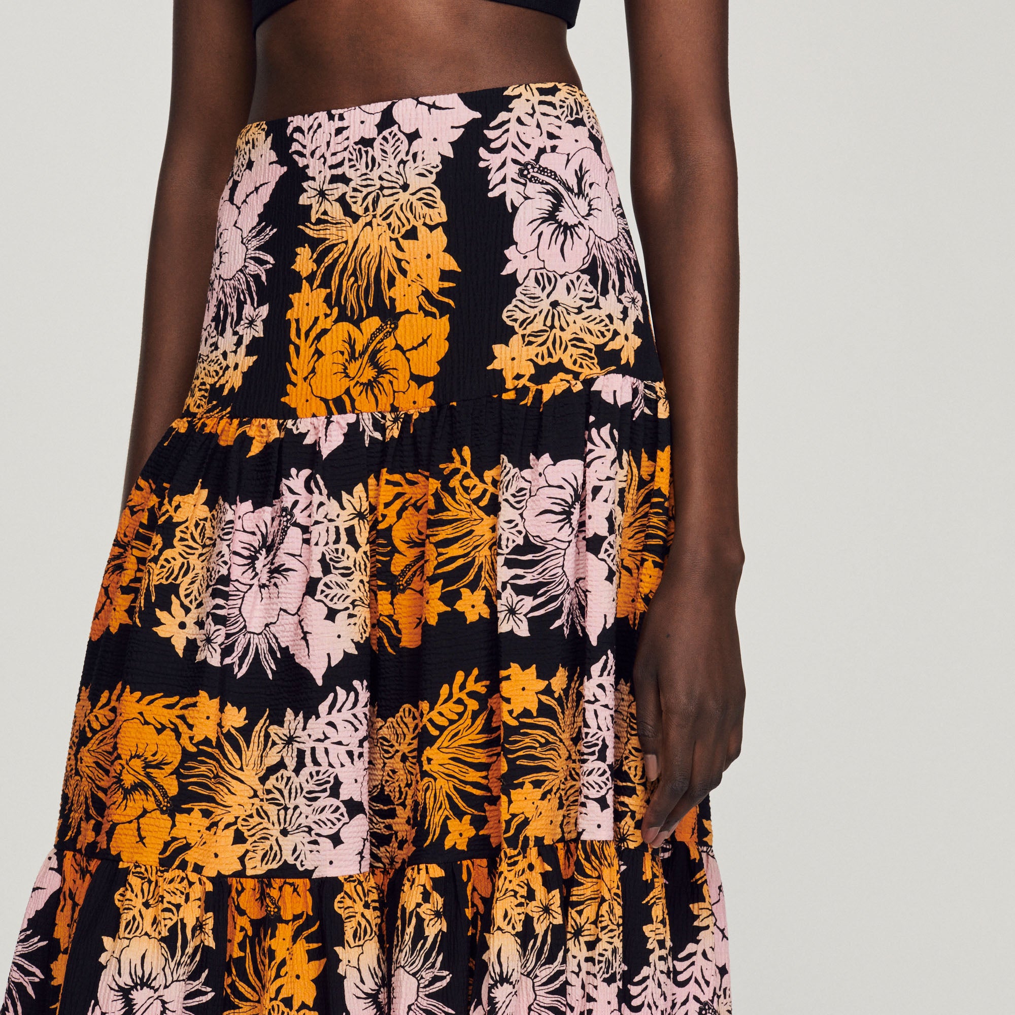 Jupe longue imprimé Sandro seconde main