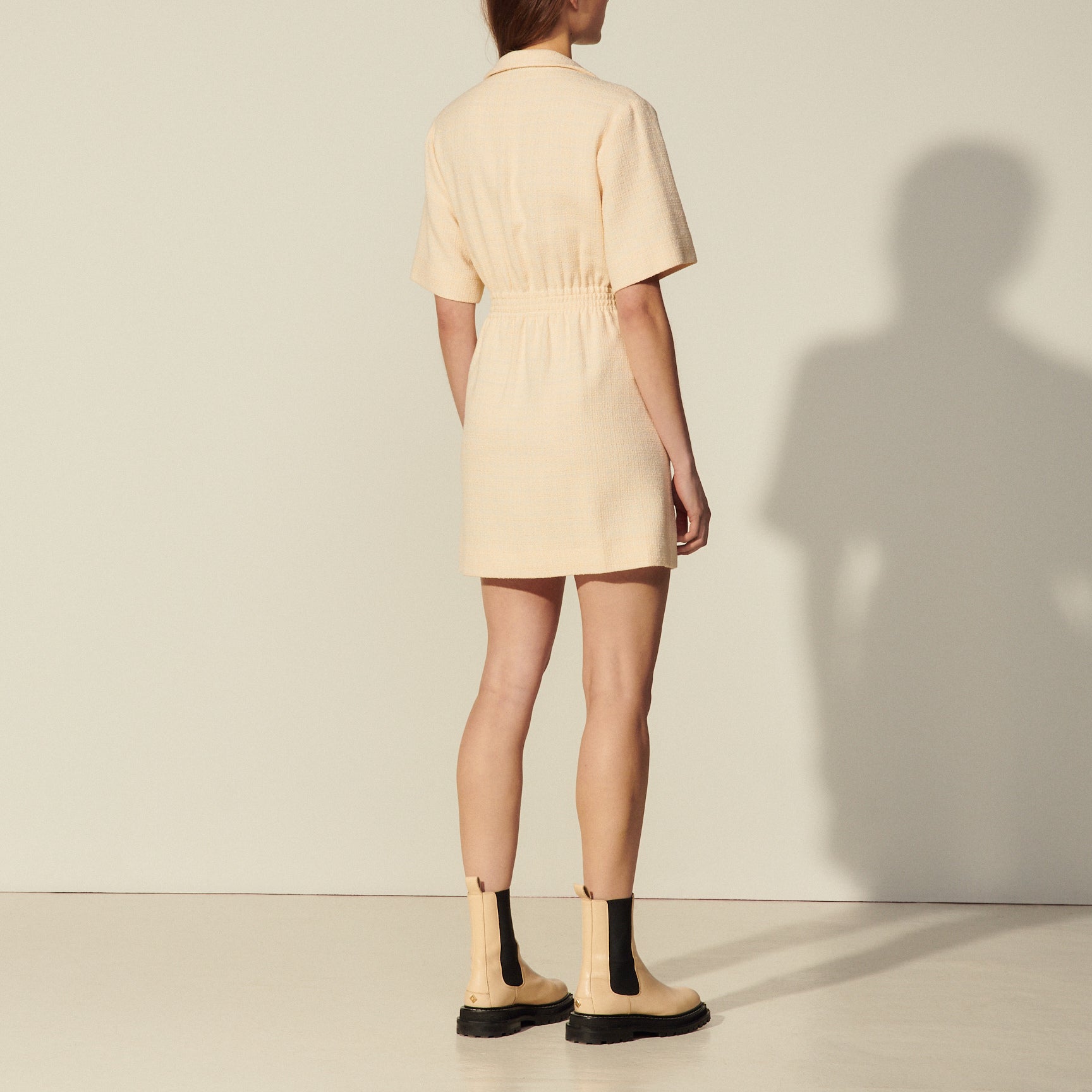 Robe à col tailleur Sandro seconde main