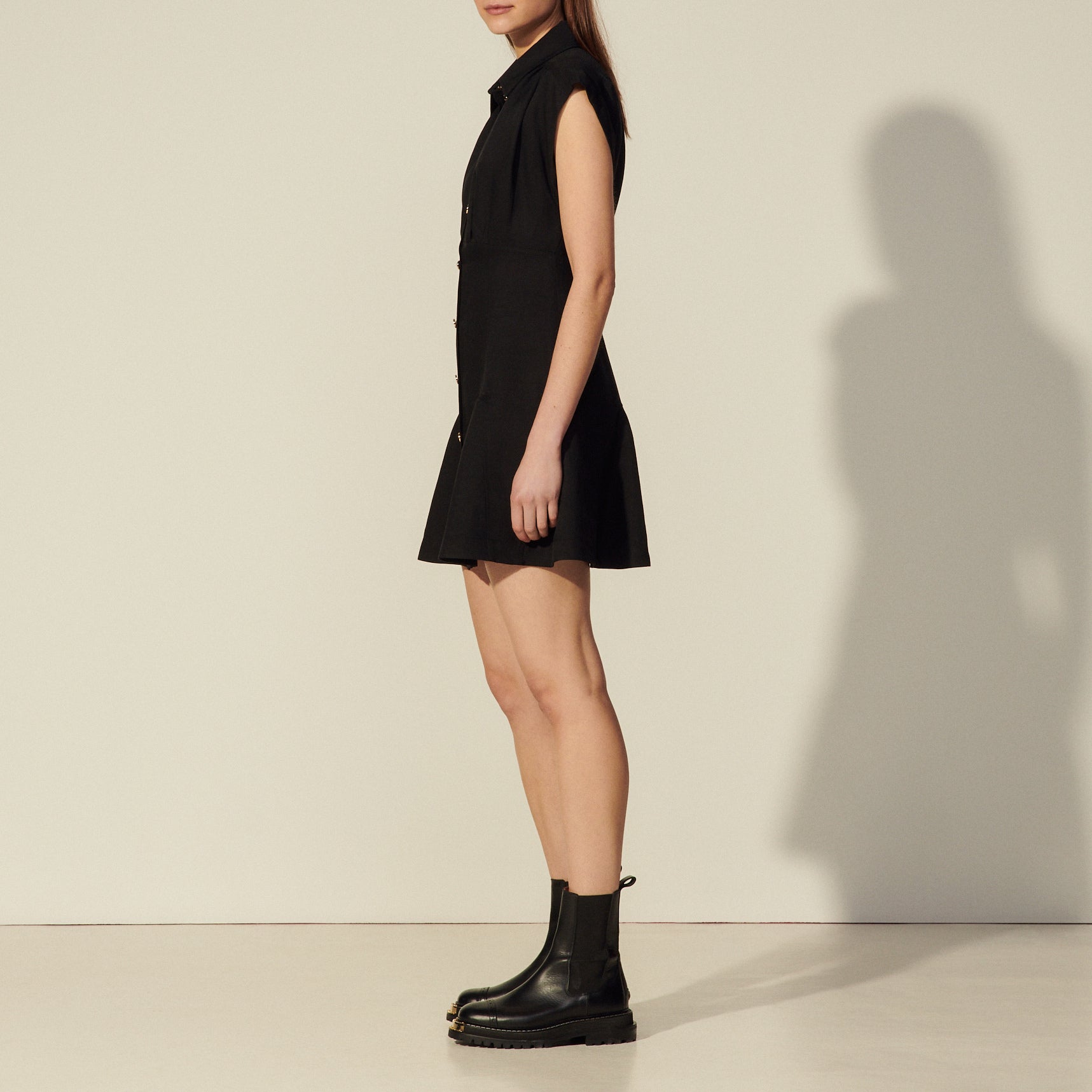 Robe courte sans manches Sandro seconde main