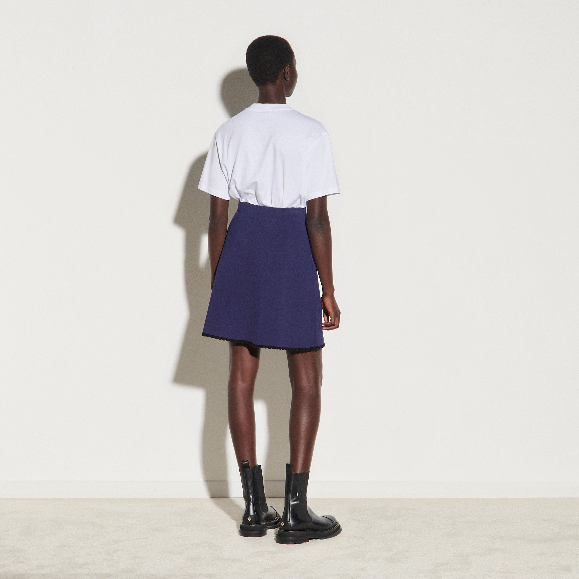 Jupe trapèze double boutonnage Sandro seconde main