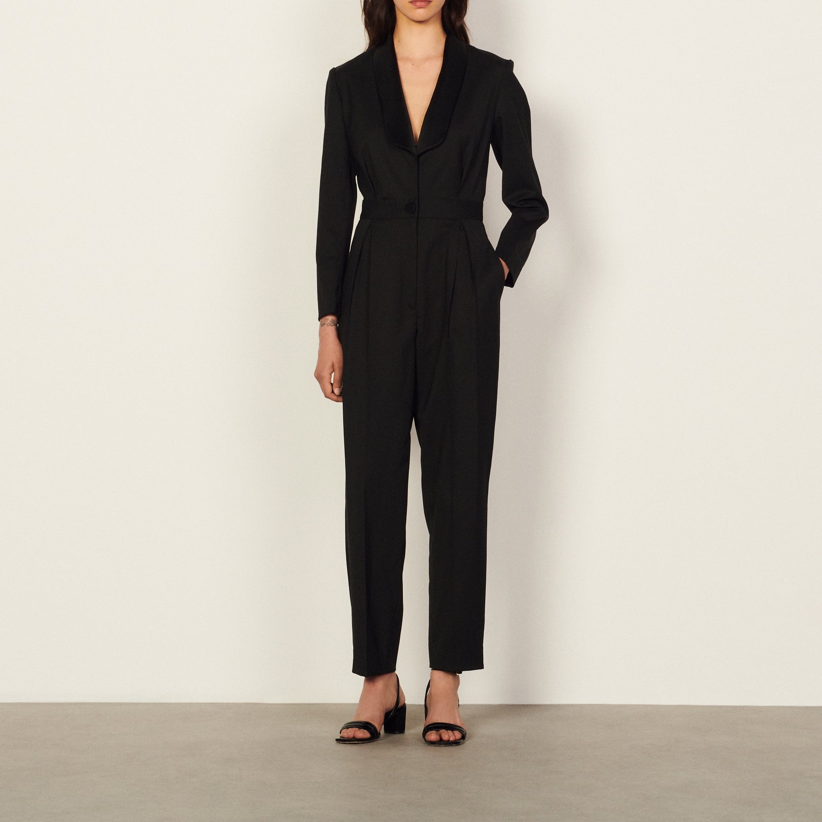 COMBINAISON Noir Sandro seconde main