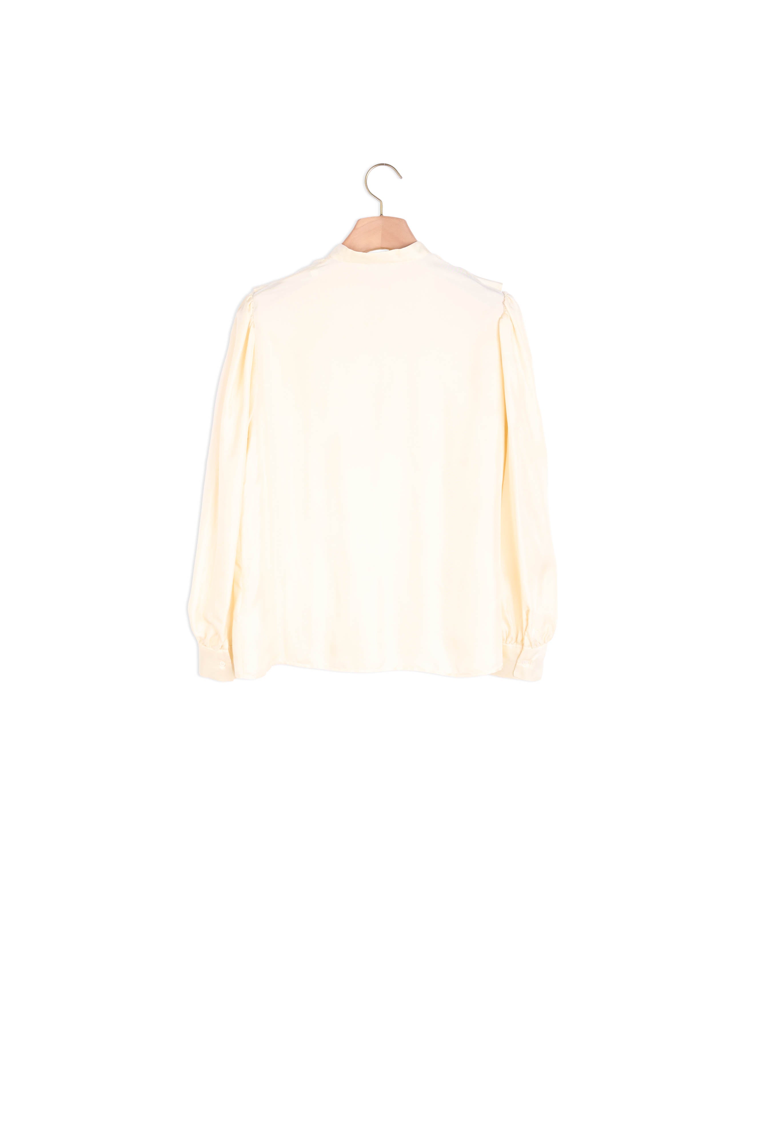 Chemise en soie à col jabot Sandro seconde main