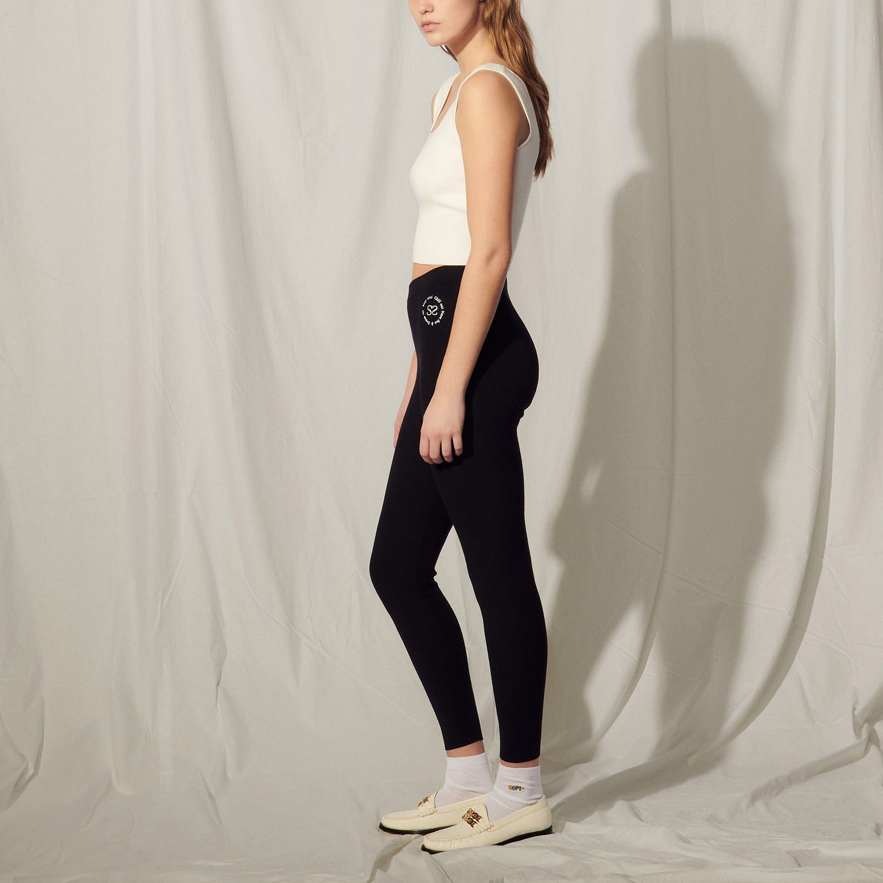 Brassière en Maille avec broderie Sandro seconde main